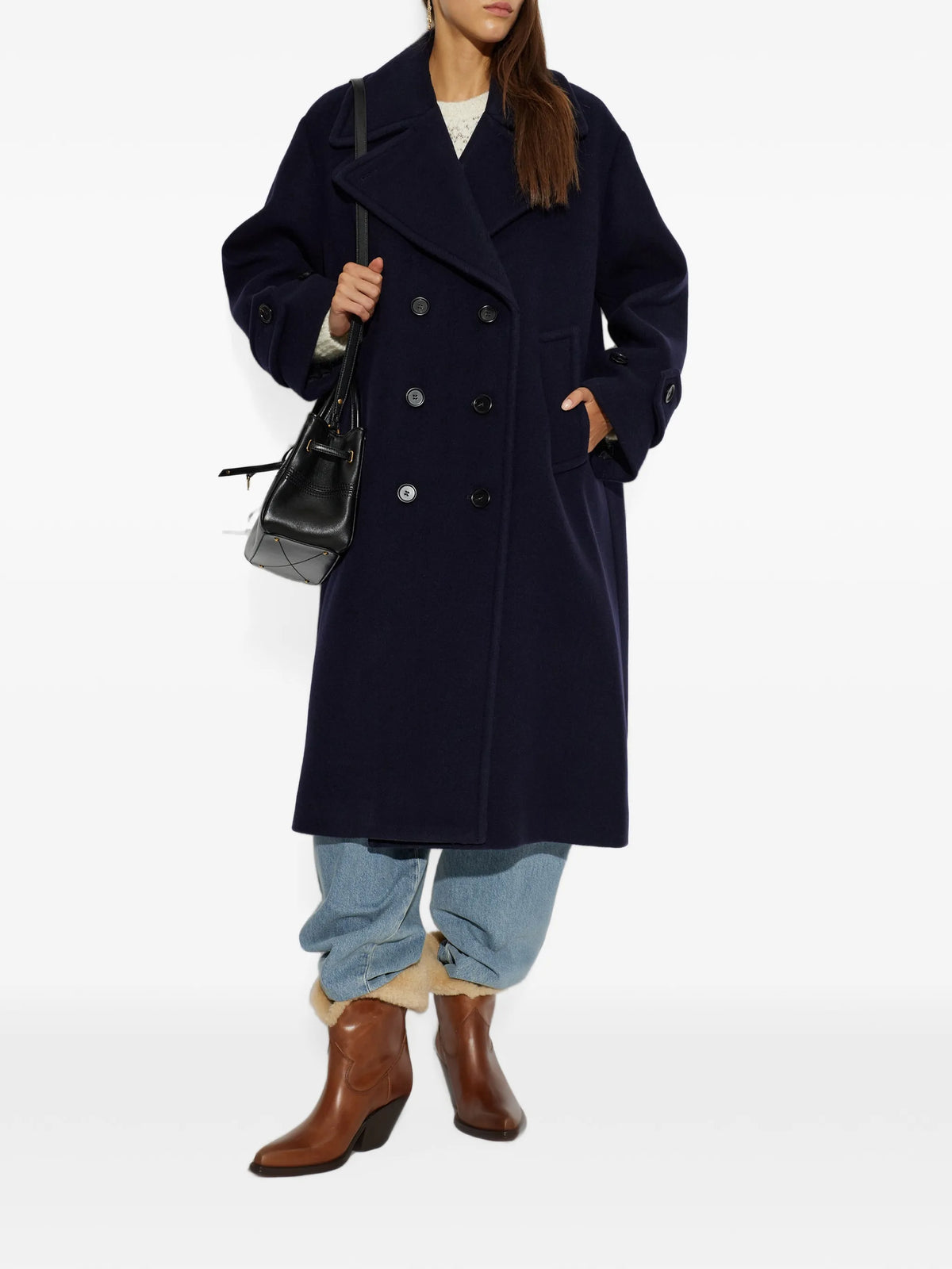 double-breasted coat