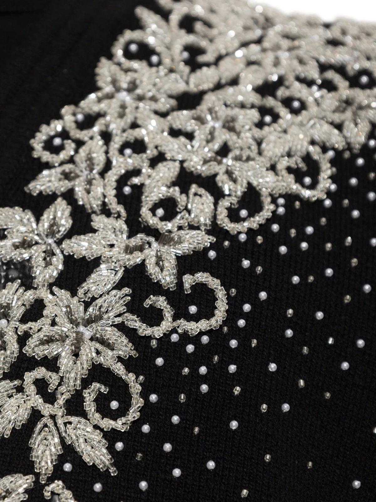 beaded micro stars cardigan