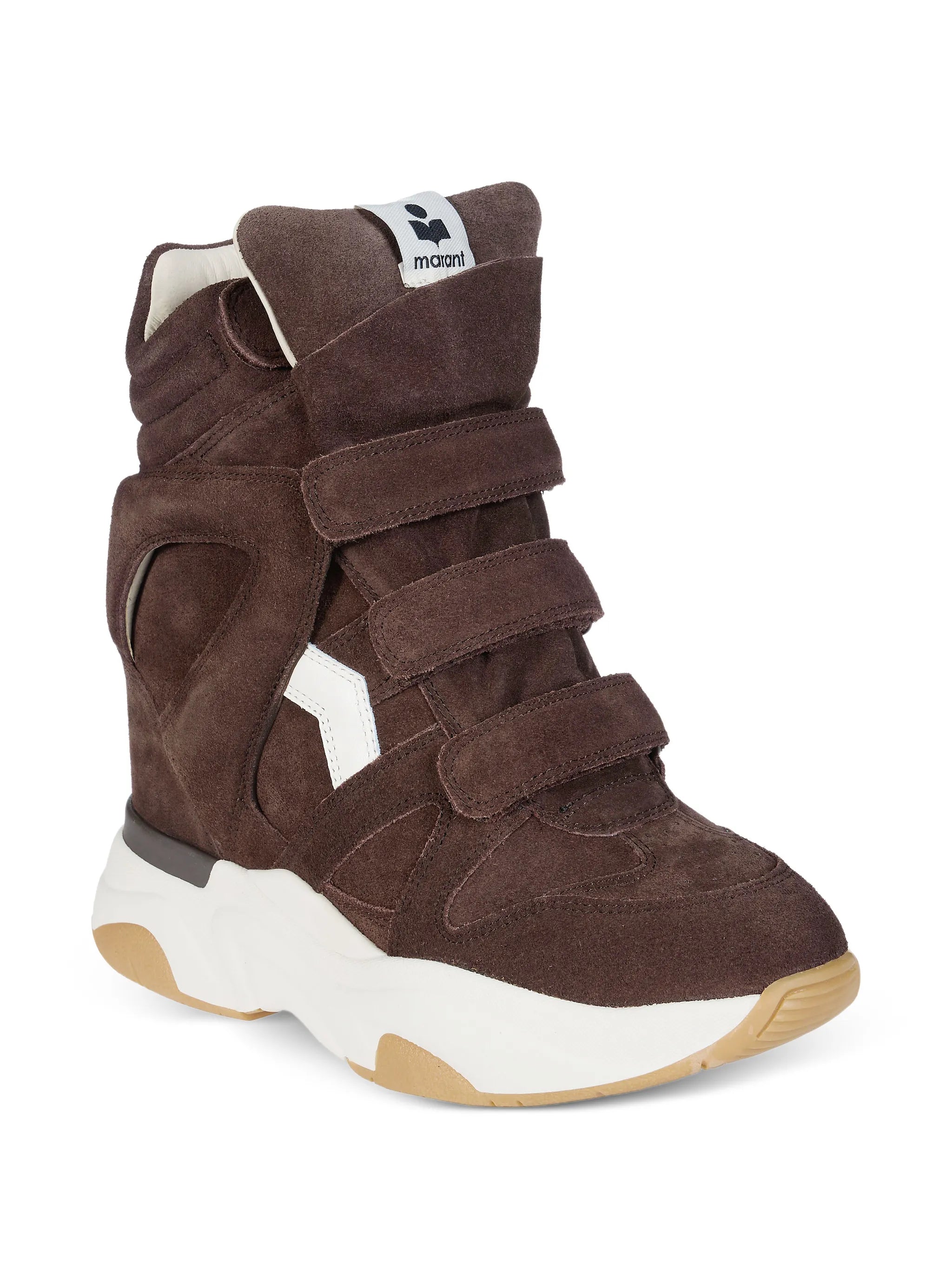 Balskee suede wedge sneakers