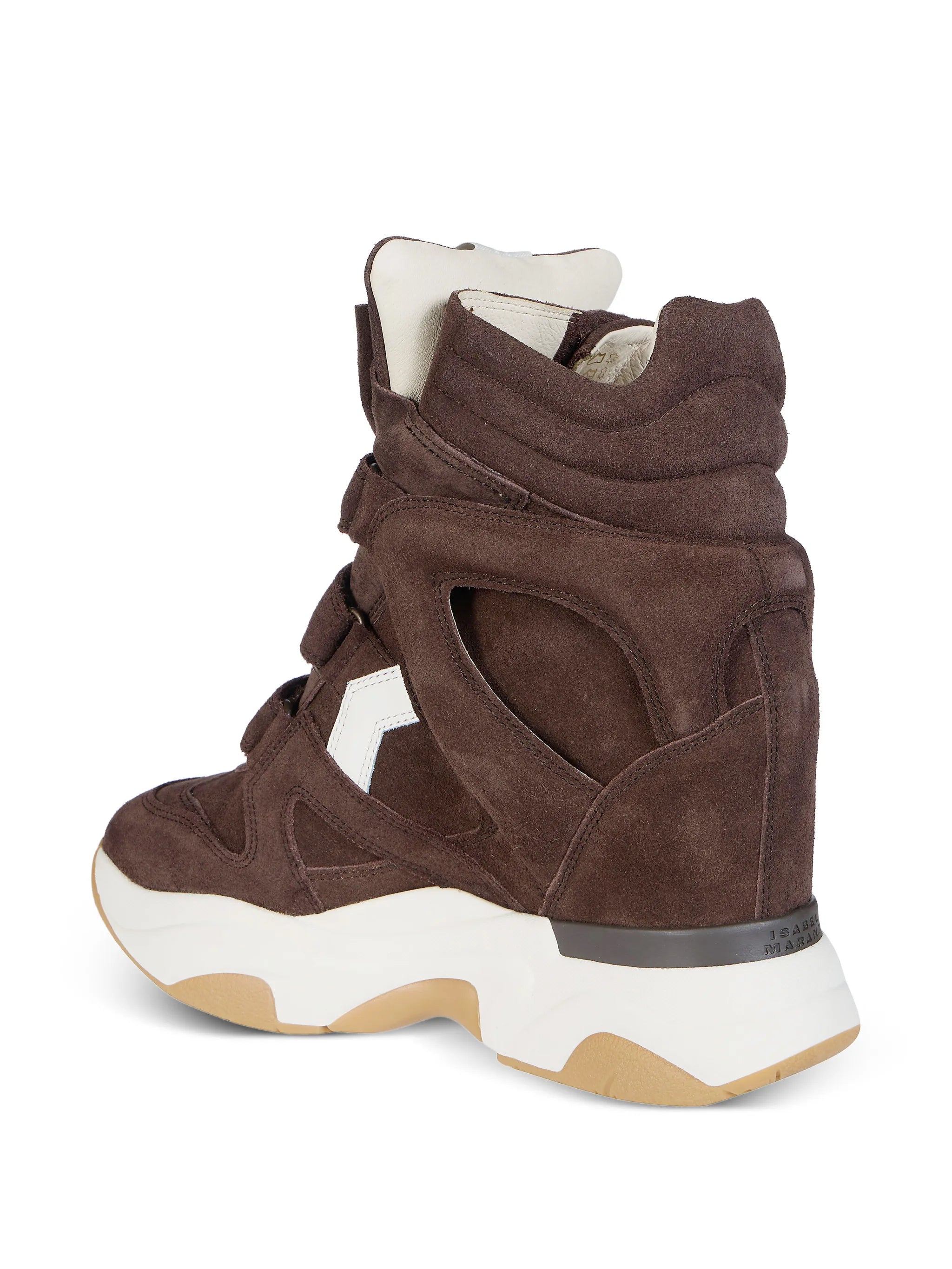 Balskee suede wedge sneakers