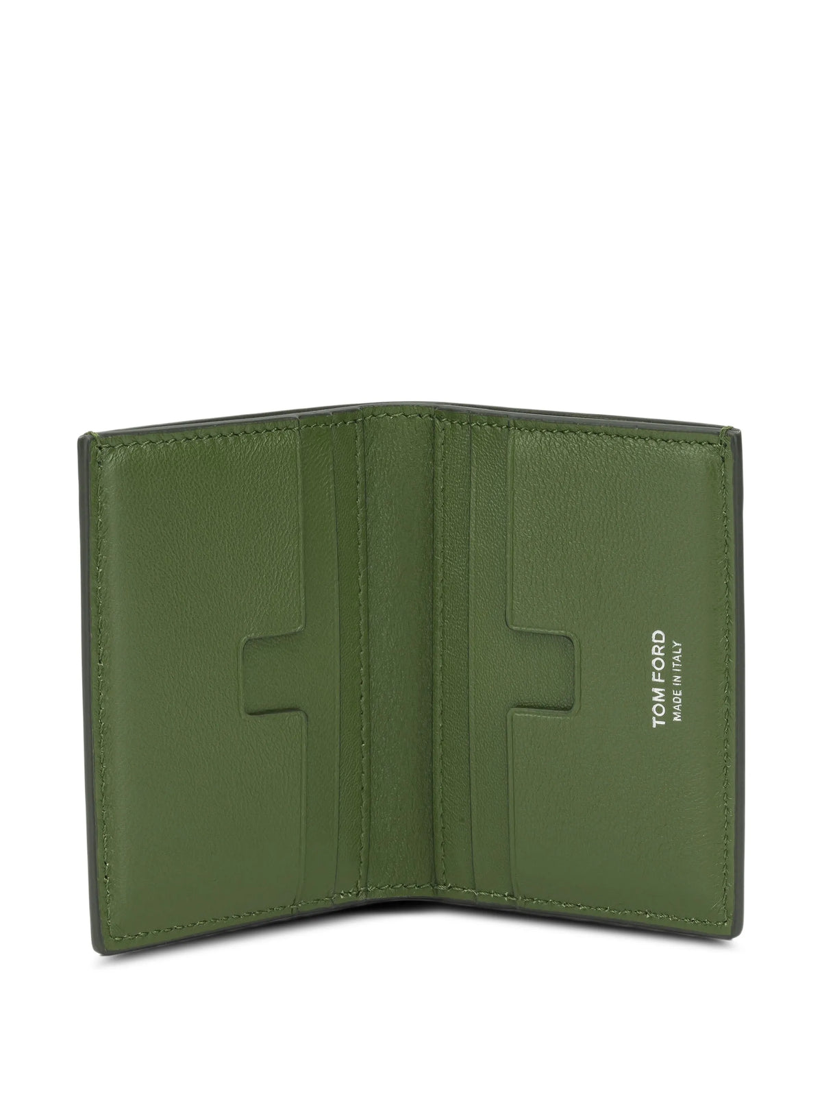 crocodile-effect leather wallet