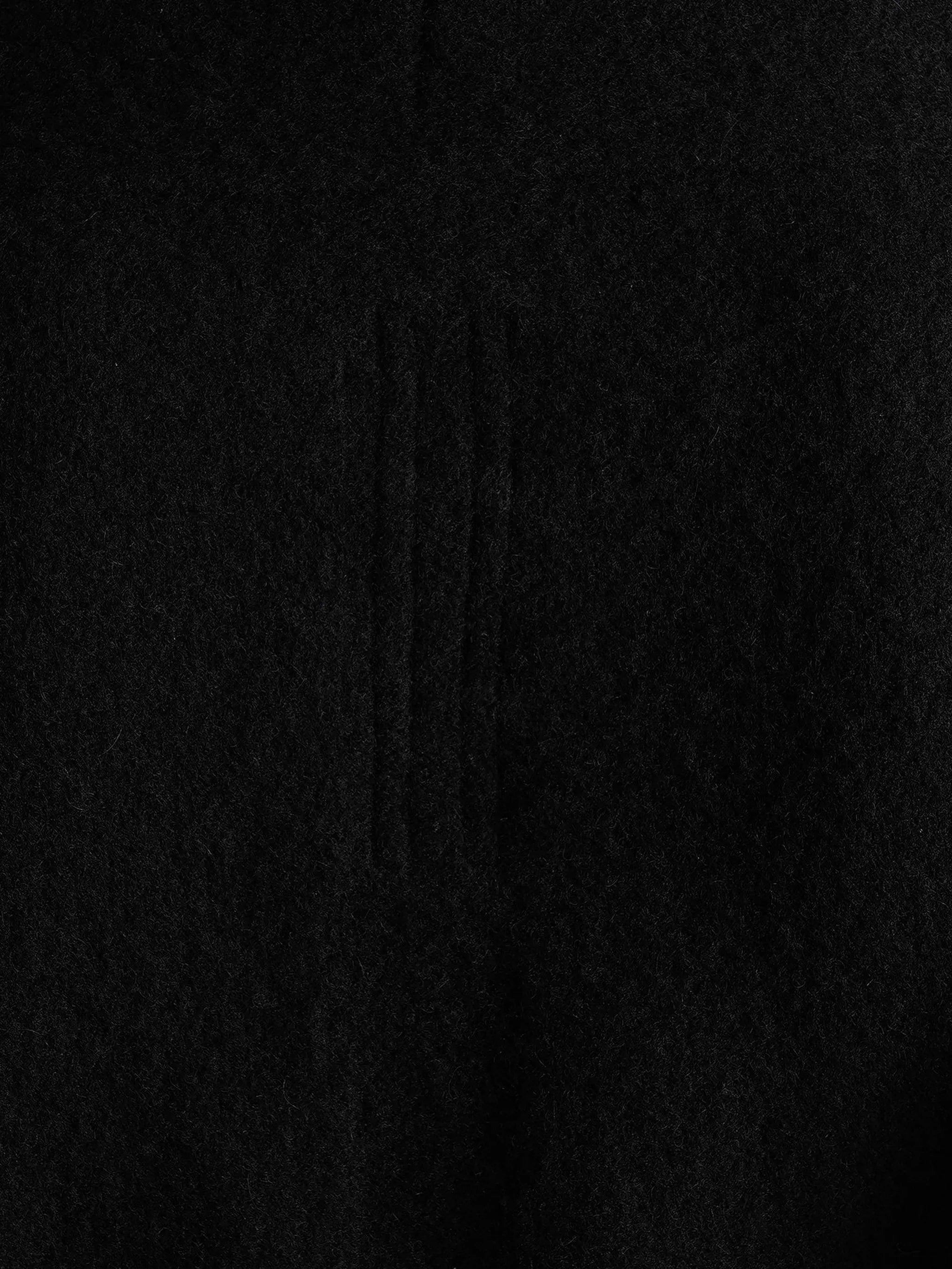 ribbed-knit hoodie