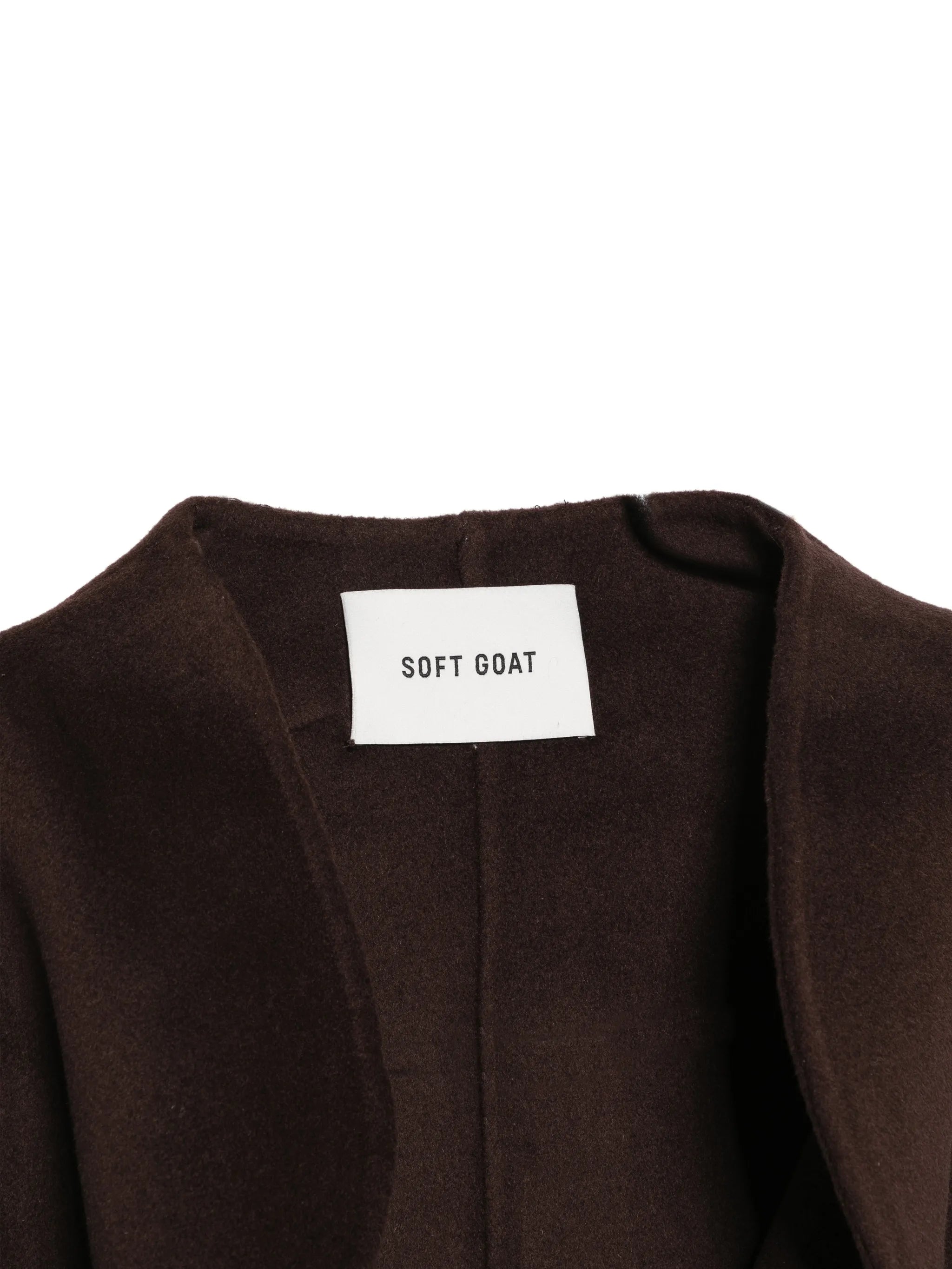 concealed-fastening boxy jacket