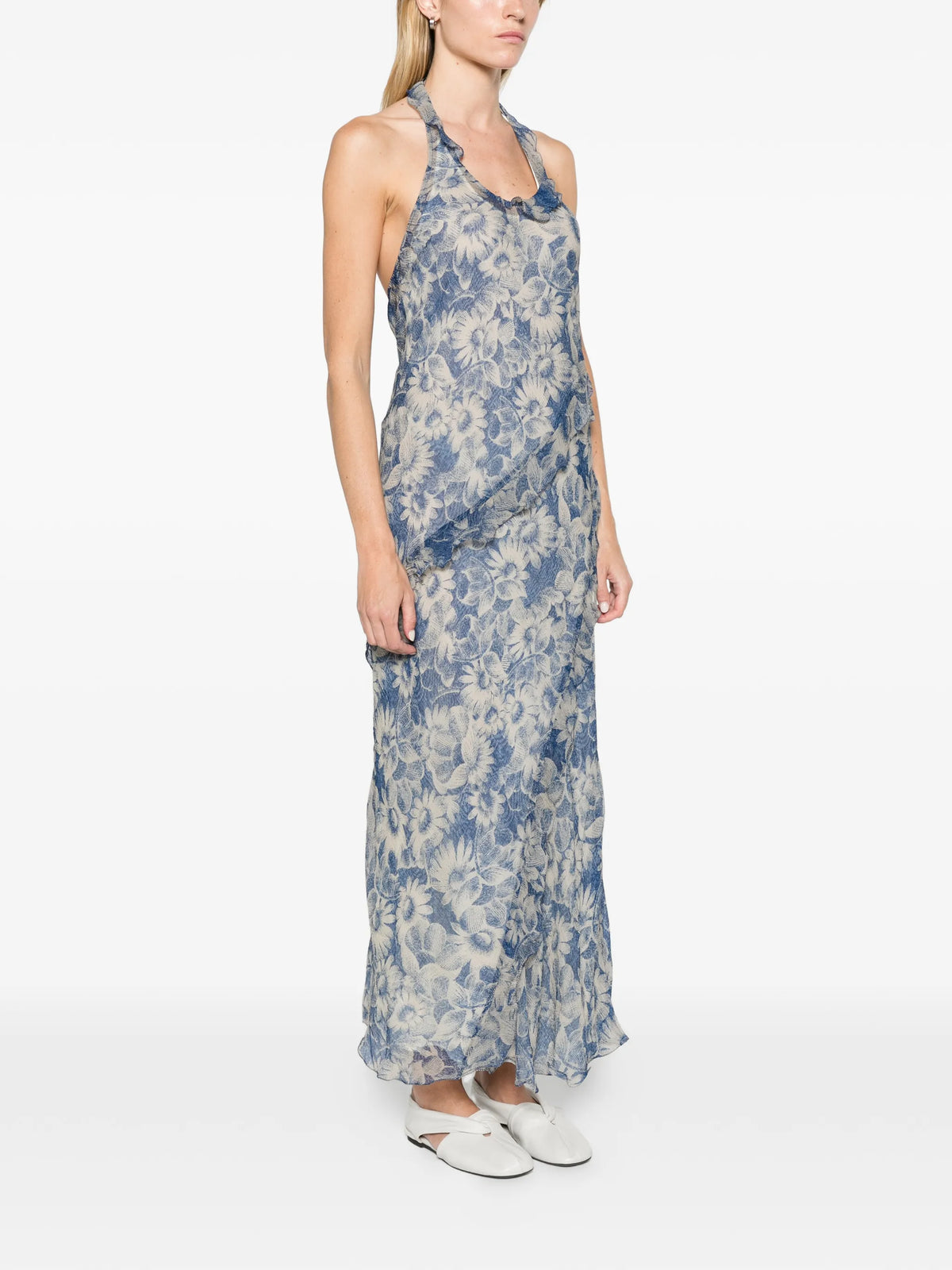 Lilia halter maxi dress
