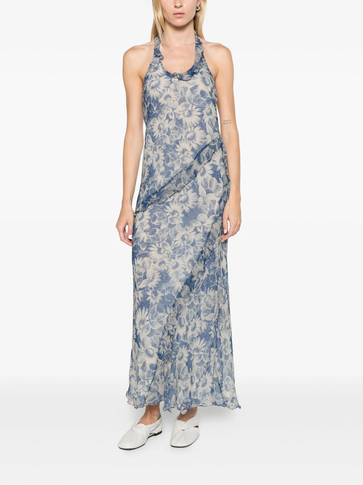 Lilia halter maxi dress