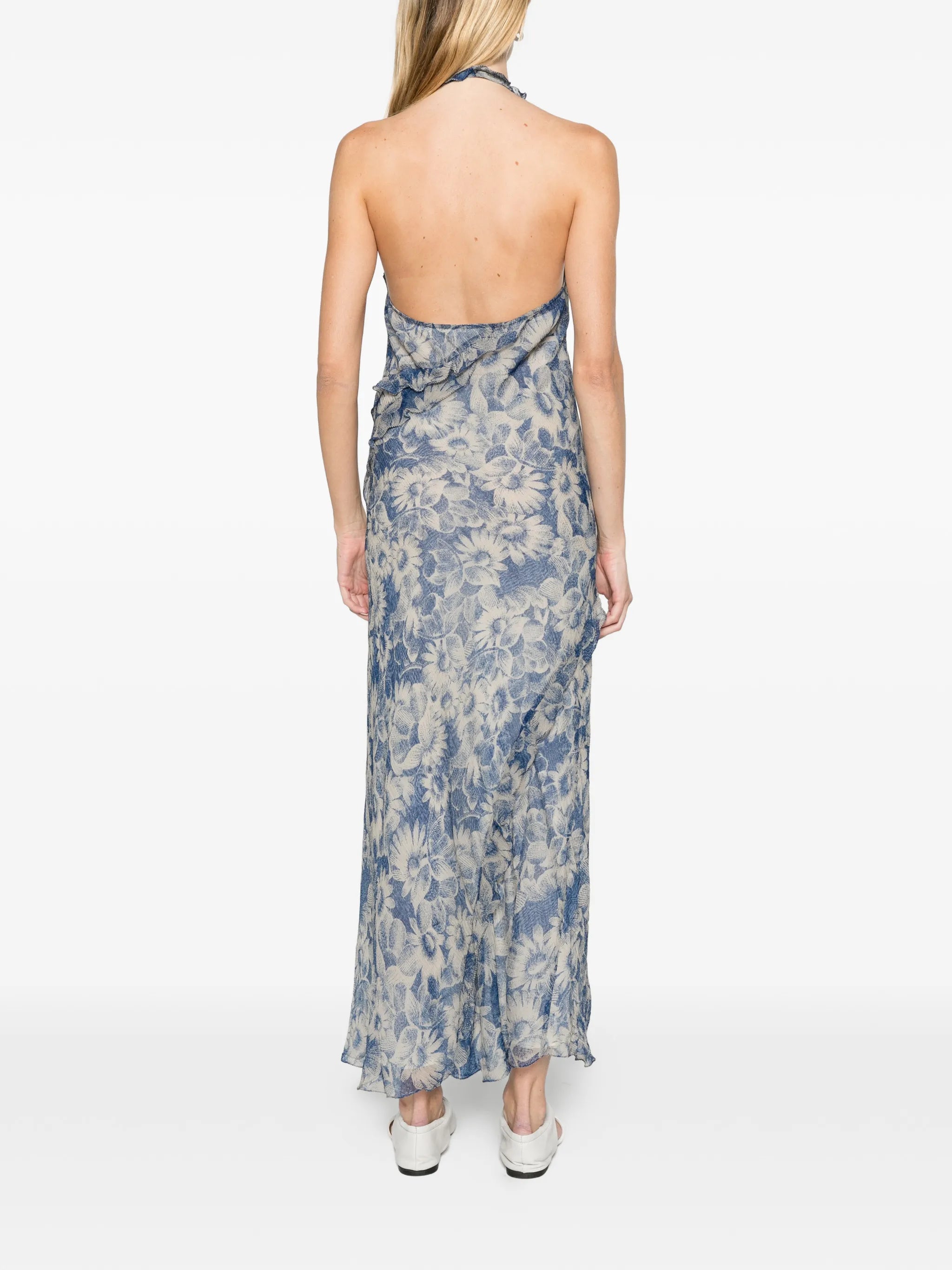 Lilia halter maxi dress