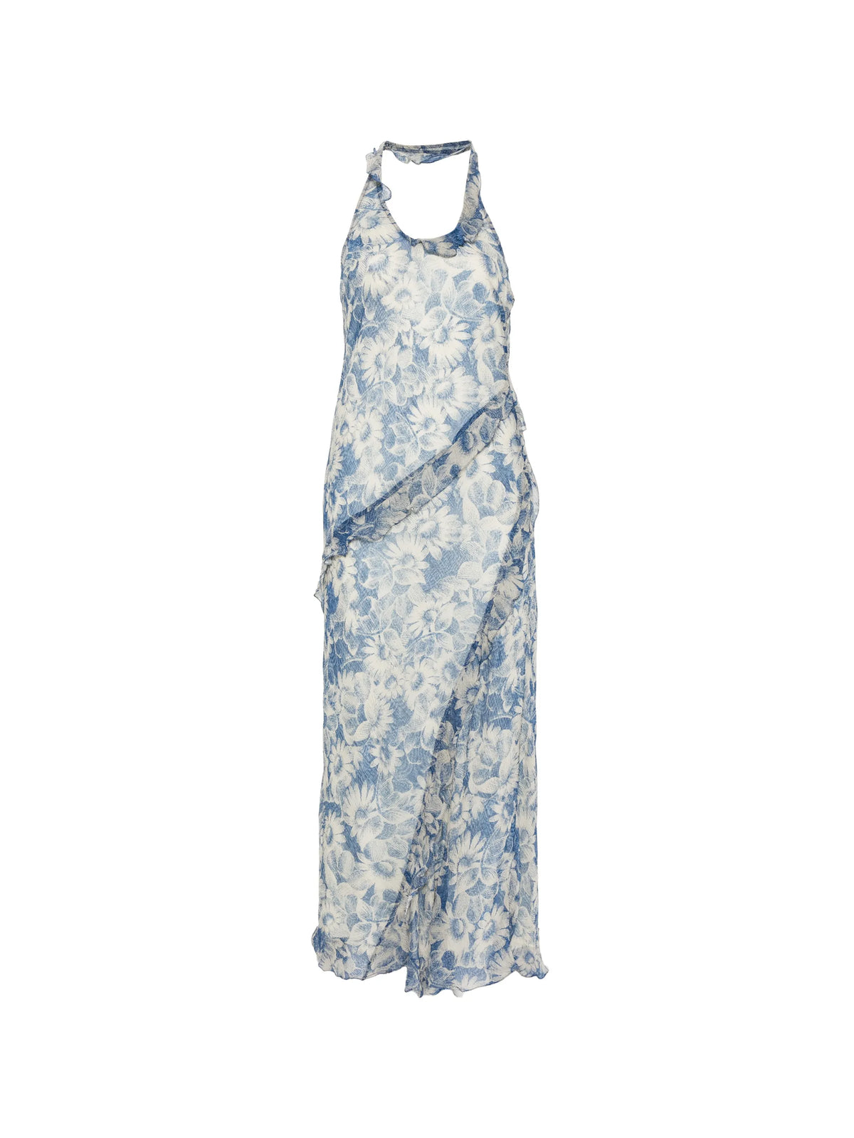 Lilia halter maxi dress