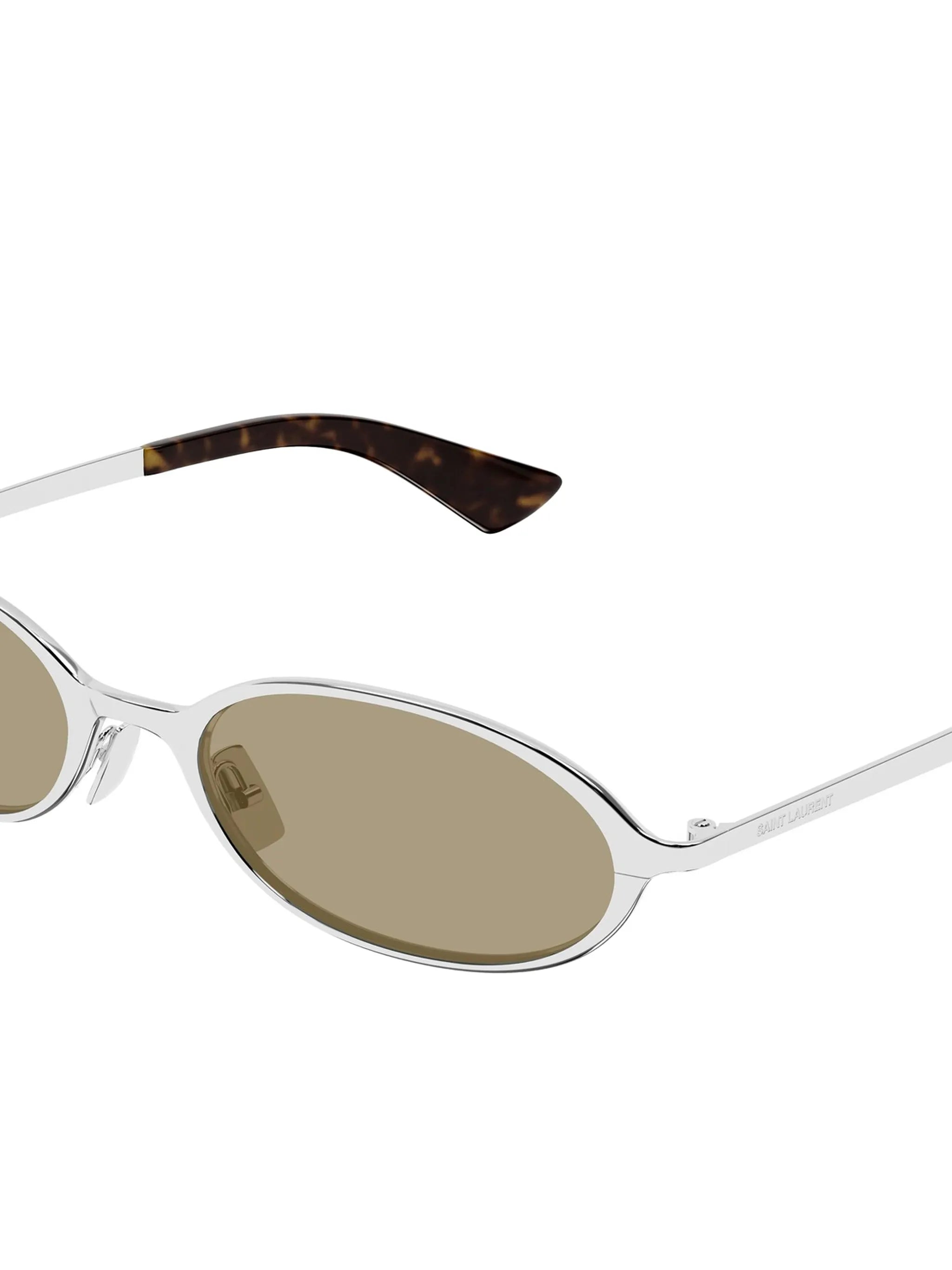 oval-frame sunglasses