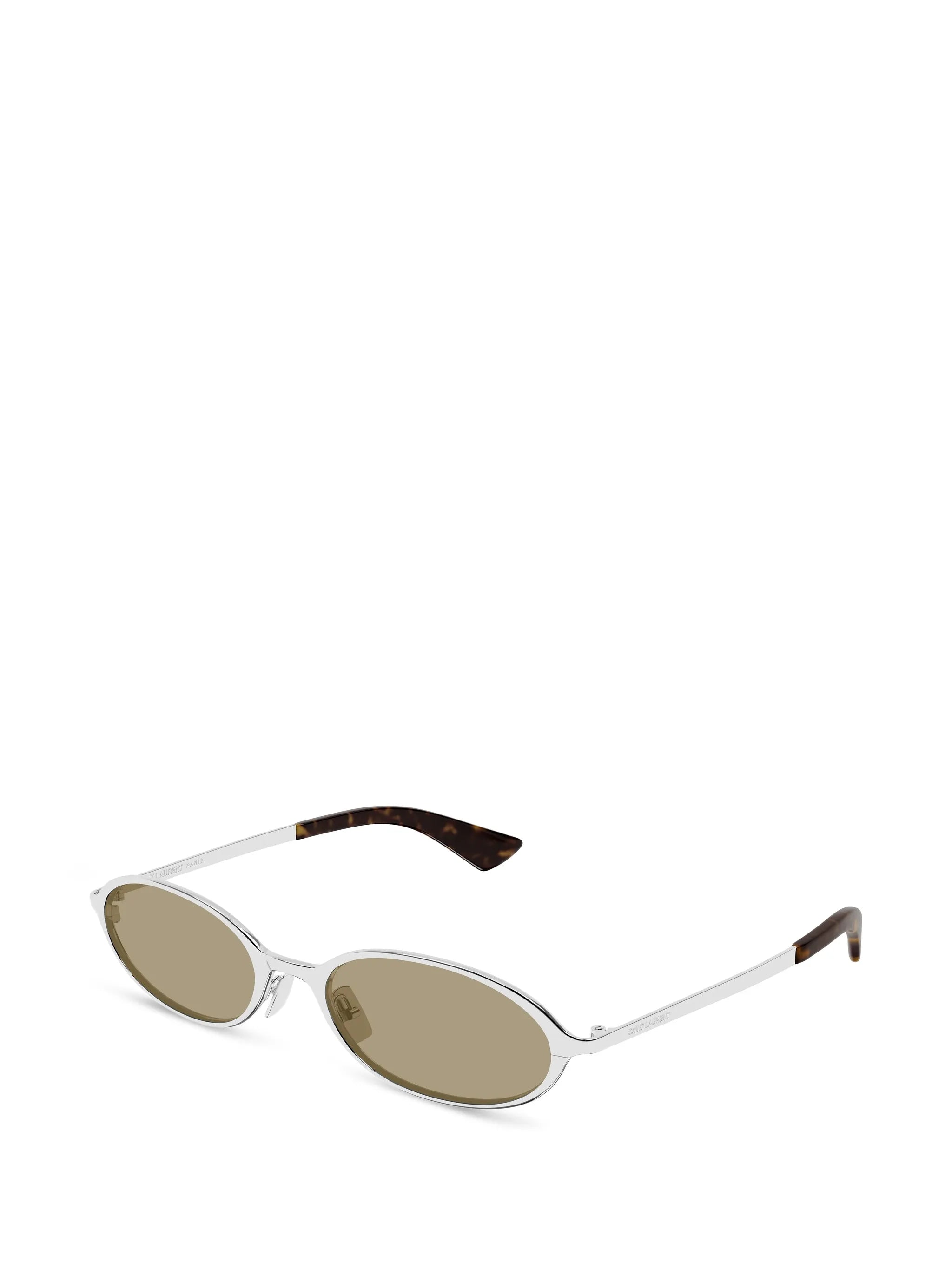 oval-frame sunglasses
