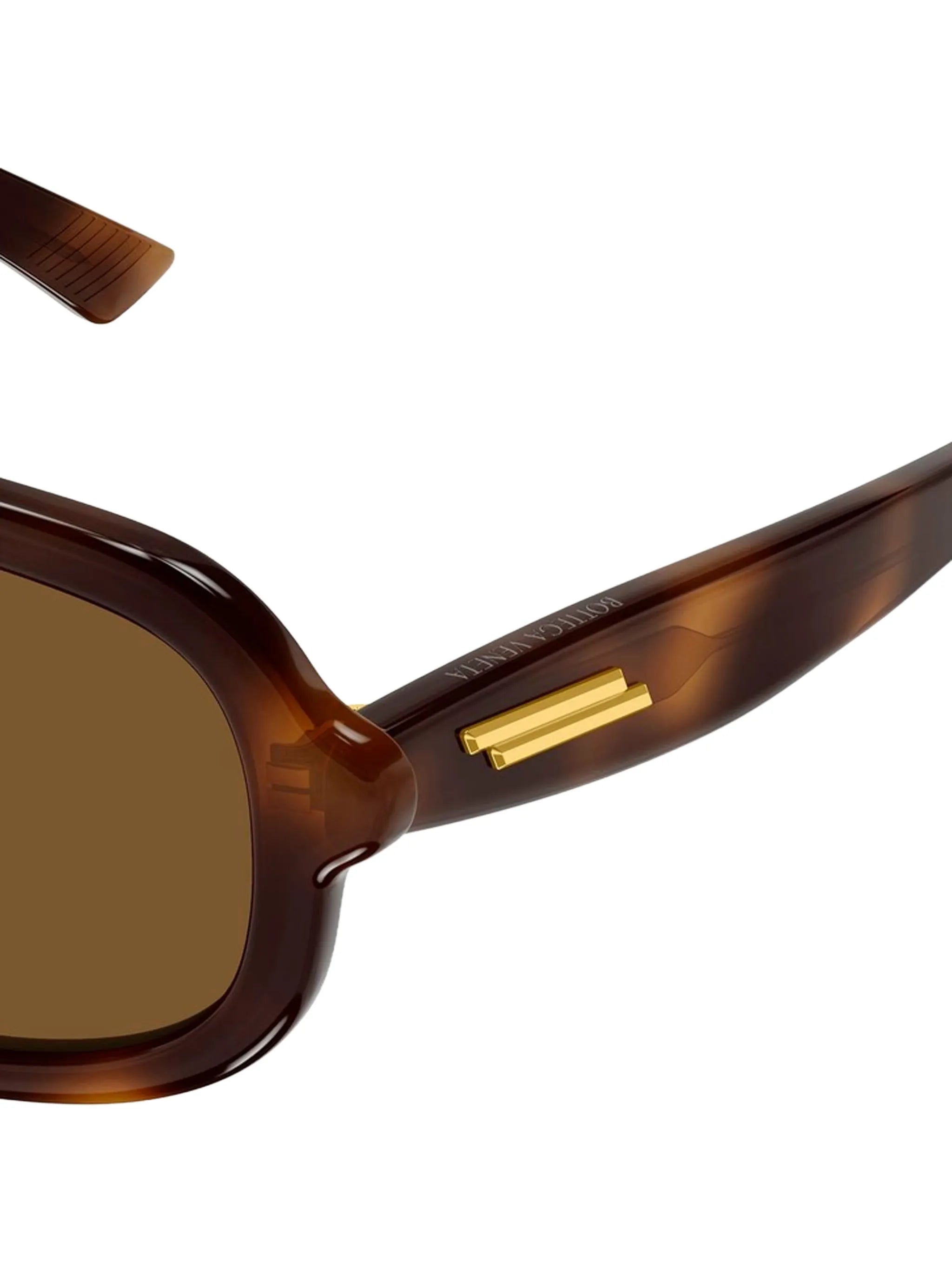 tortoiseshell-effect pilot-frame sunglasses