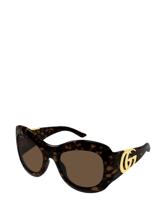Double G butterfly-frame sunglasses
