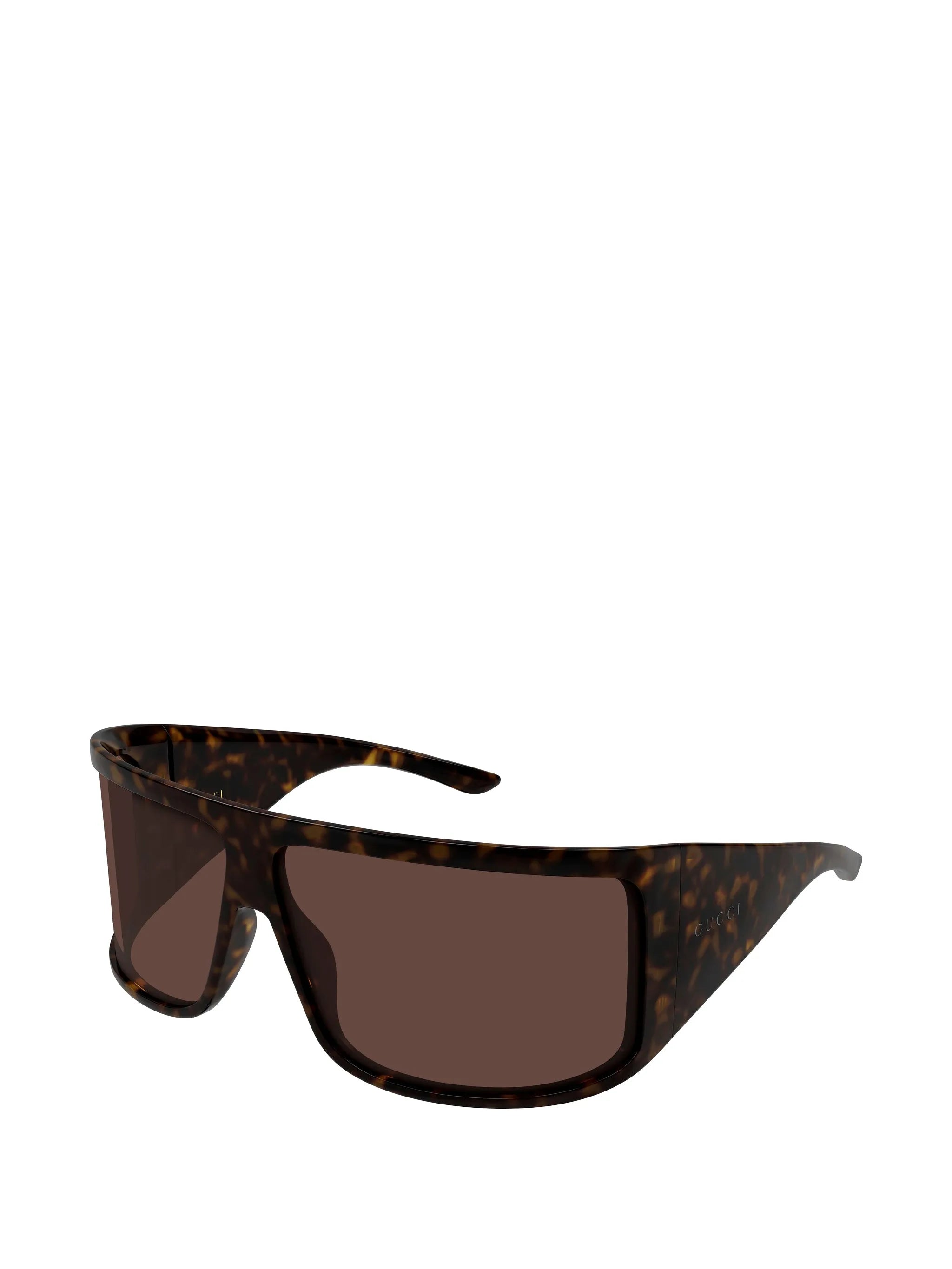 tortoiseshell-effect square-frame sunglasses