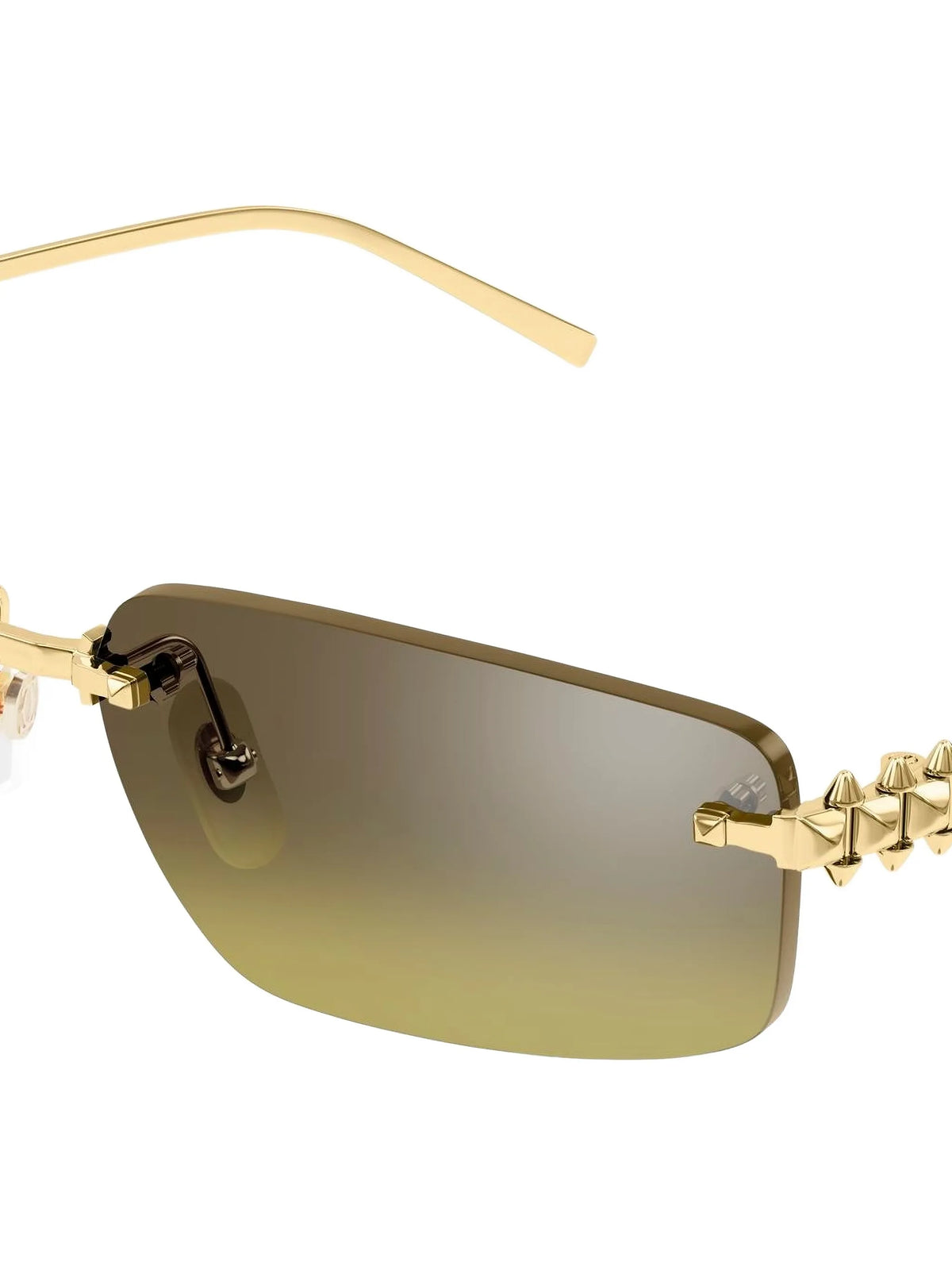Clash rectangle-frame sunglasses