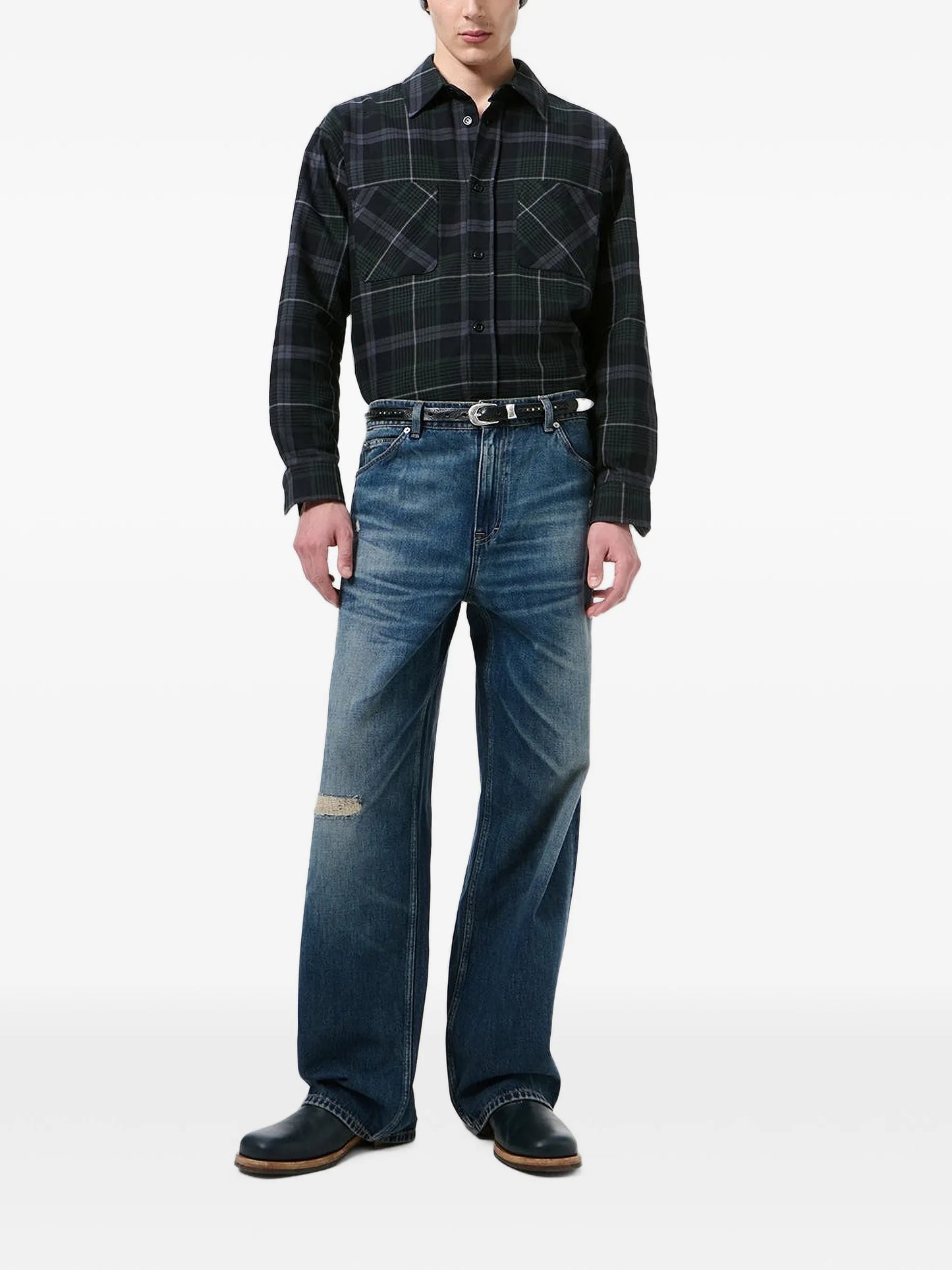 Vast Cut distressed jeans