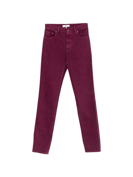 straight-leg jeans