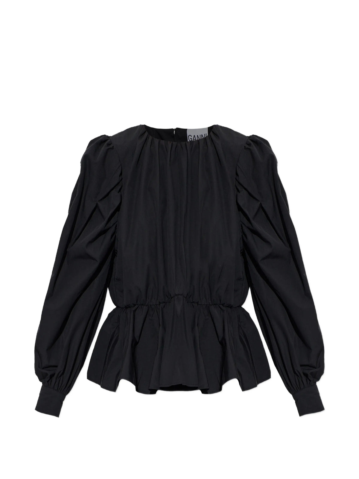 blouse in compact poplin