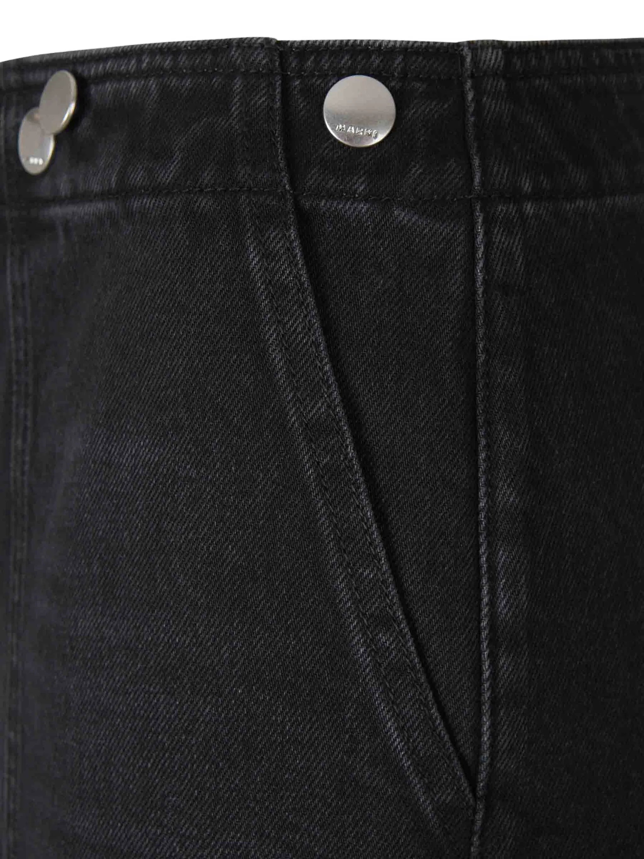 buckle-detail jeans