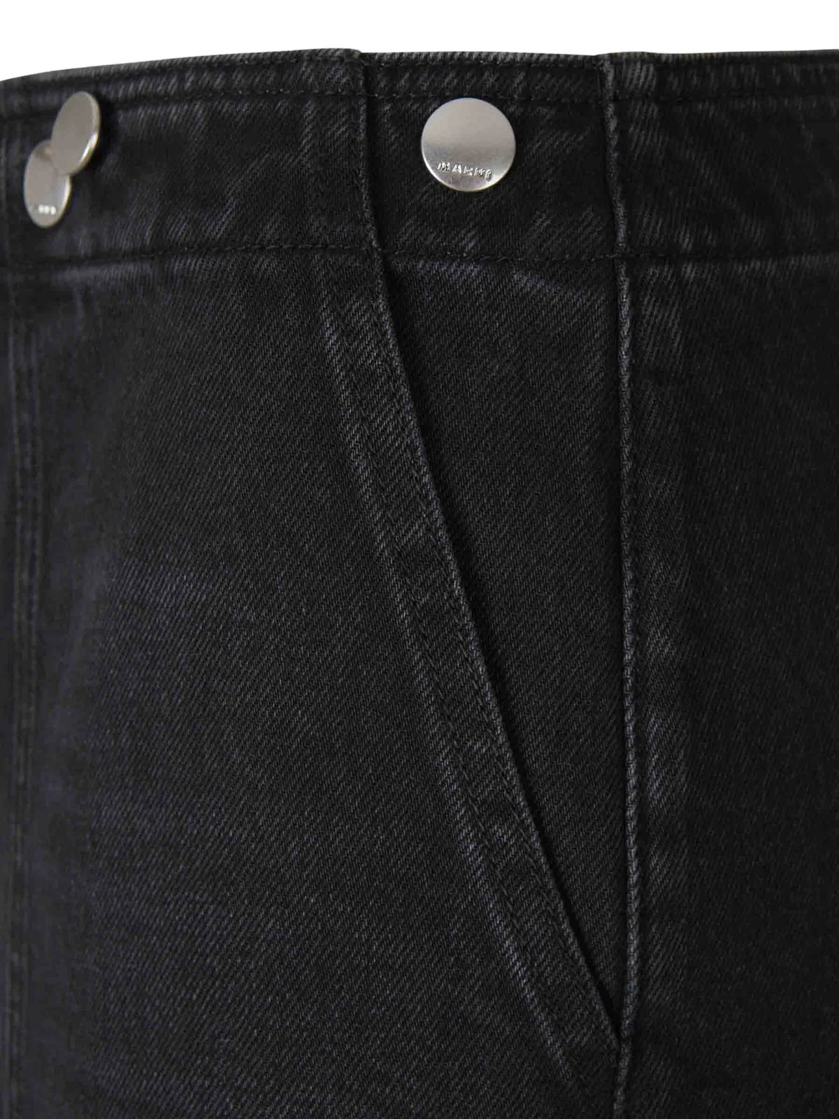 buckle-detail jeans