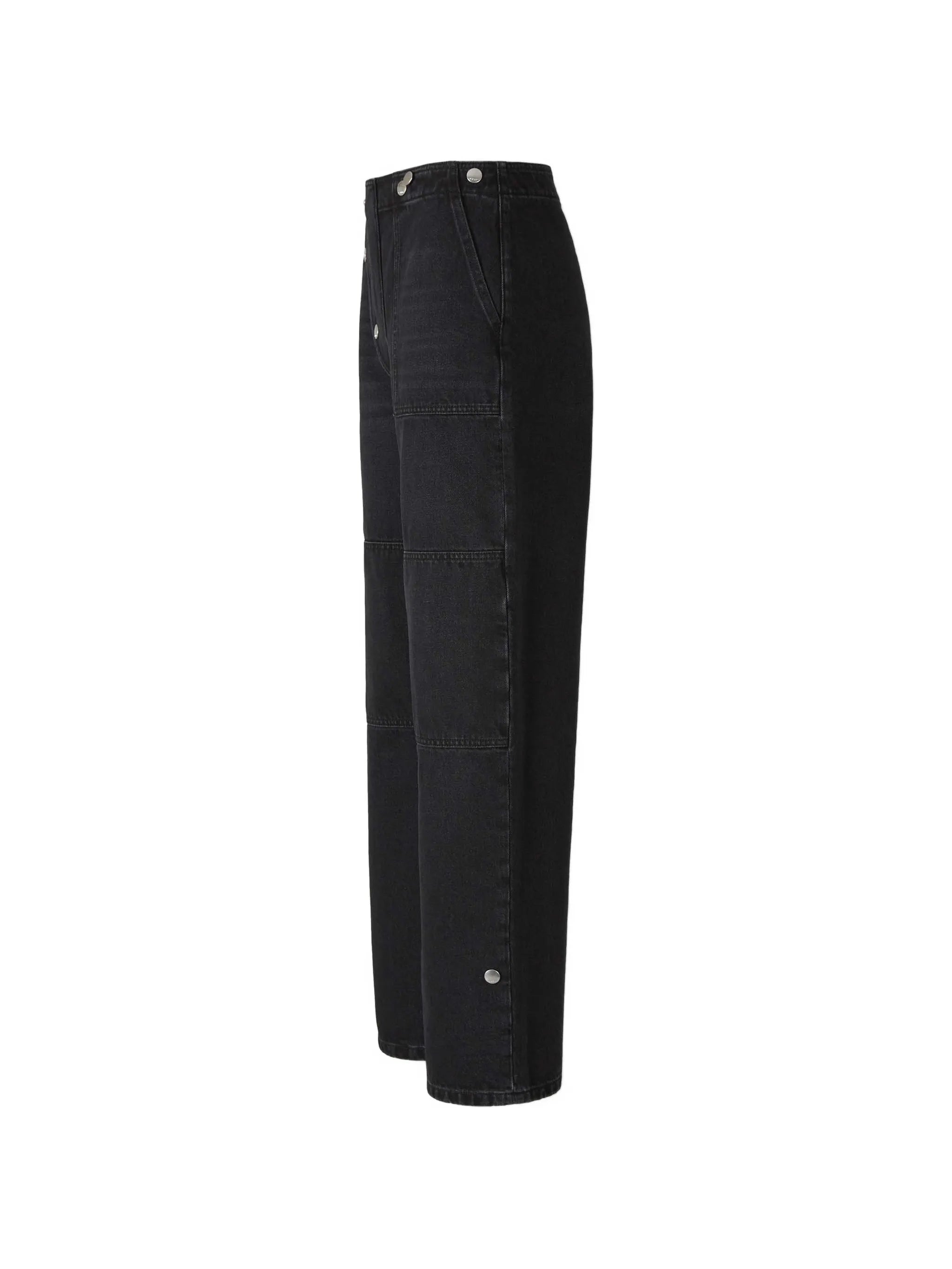 buckle-detail jeans