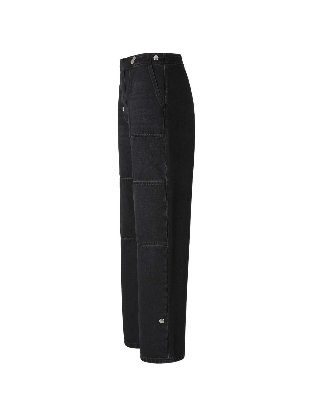buckle-detail jeans