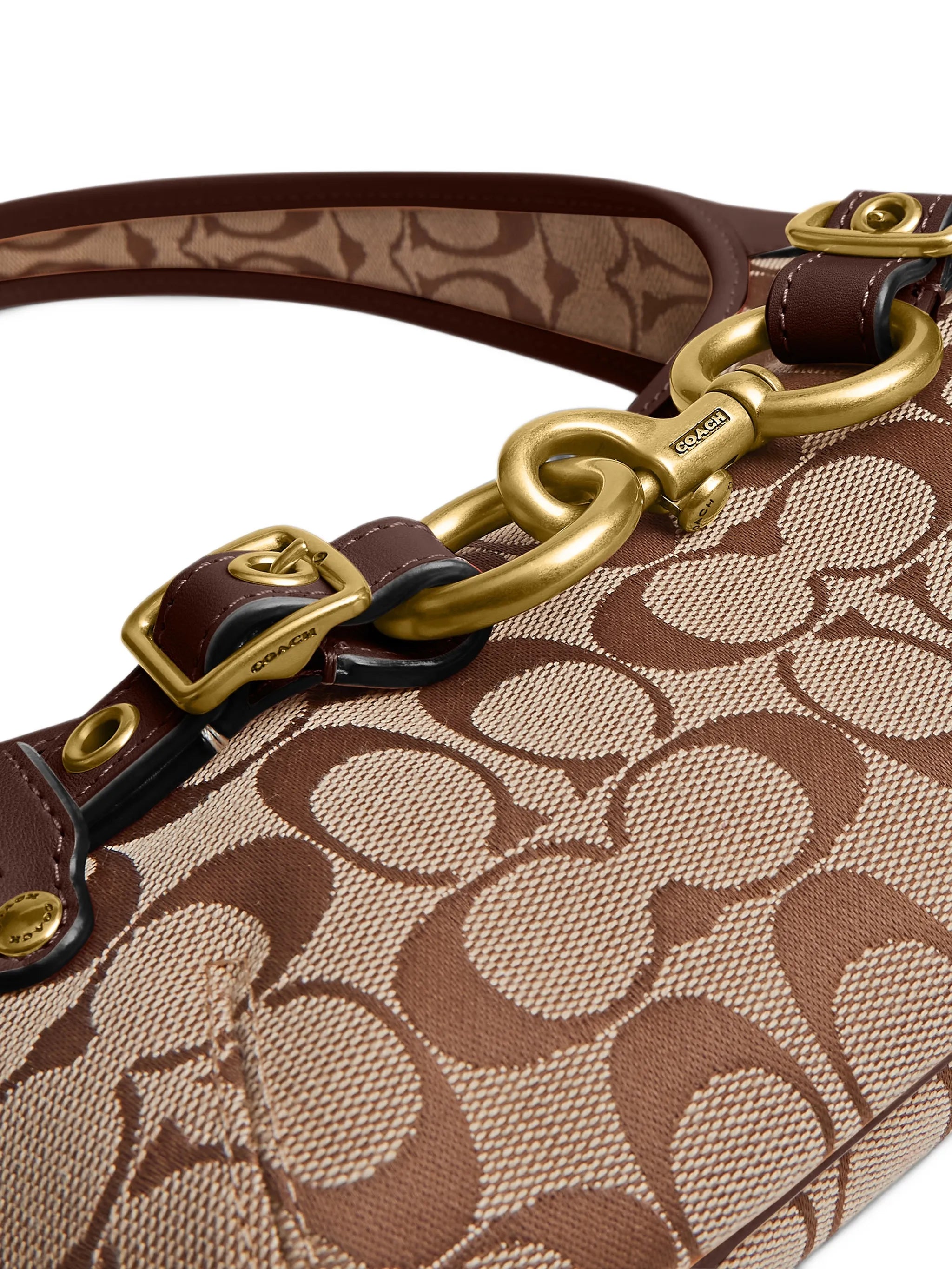 belted Ergo shoulder bag 26 In Signature jacquard