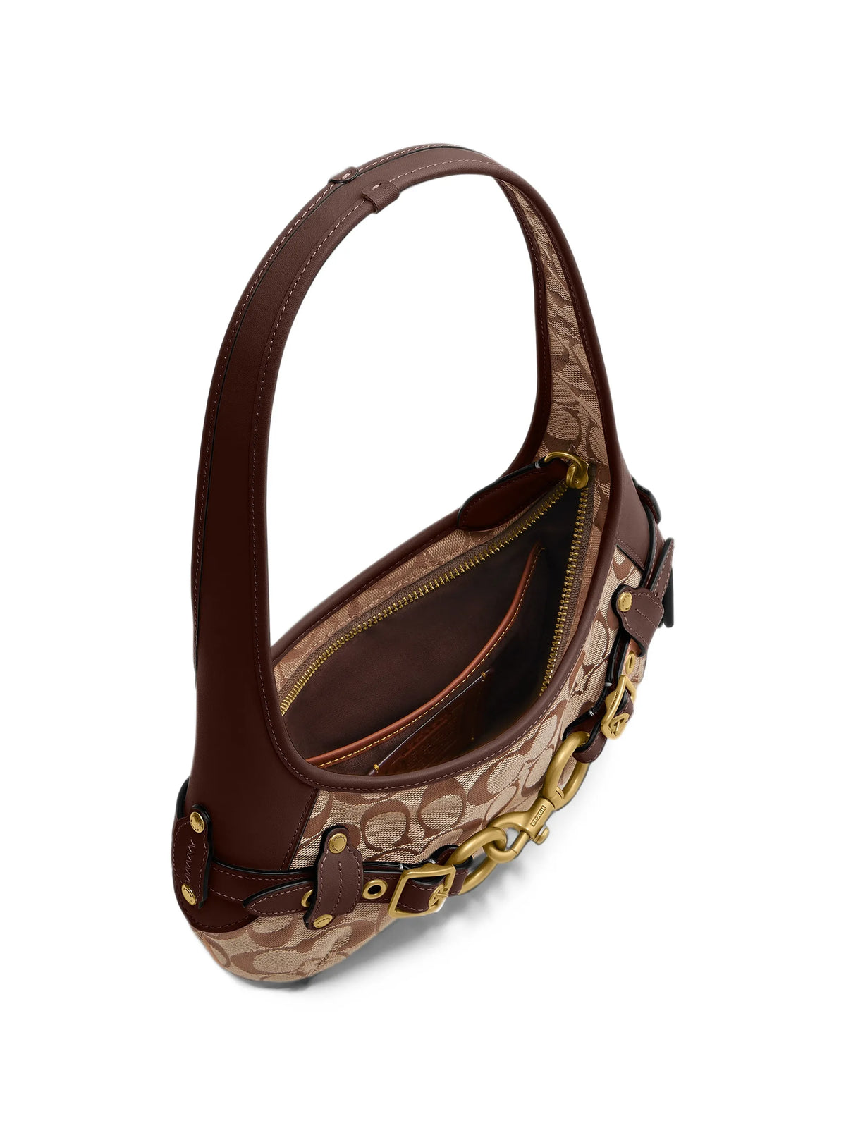 belted Ergo shoulder bag 26 In Signature jacquard