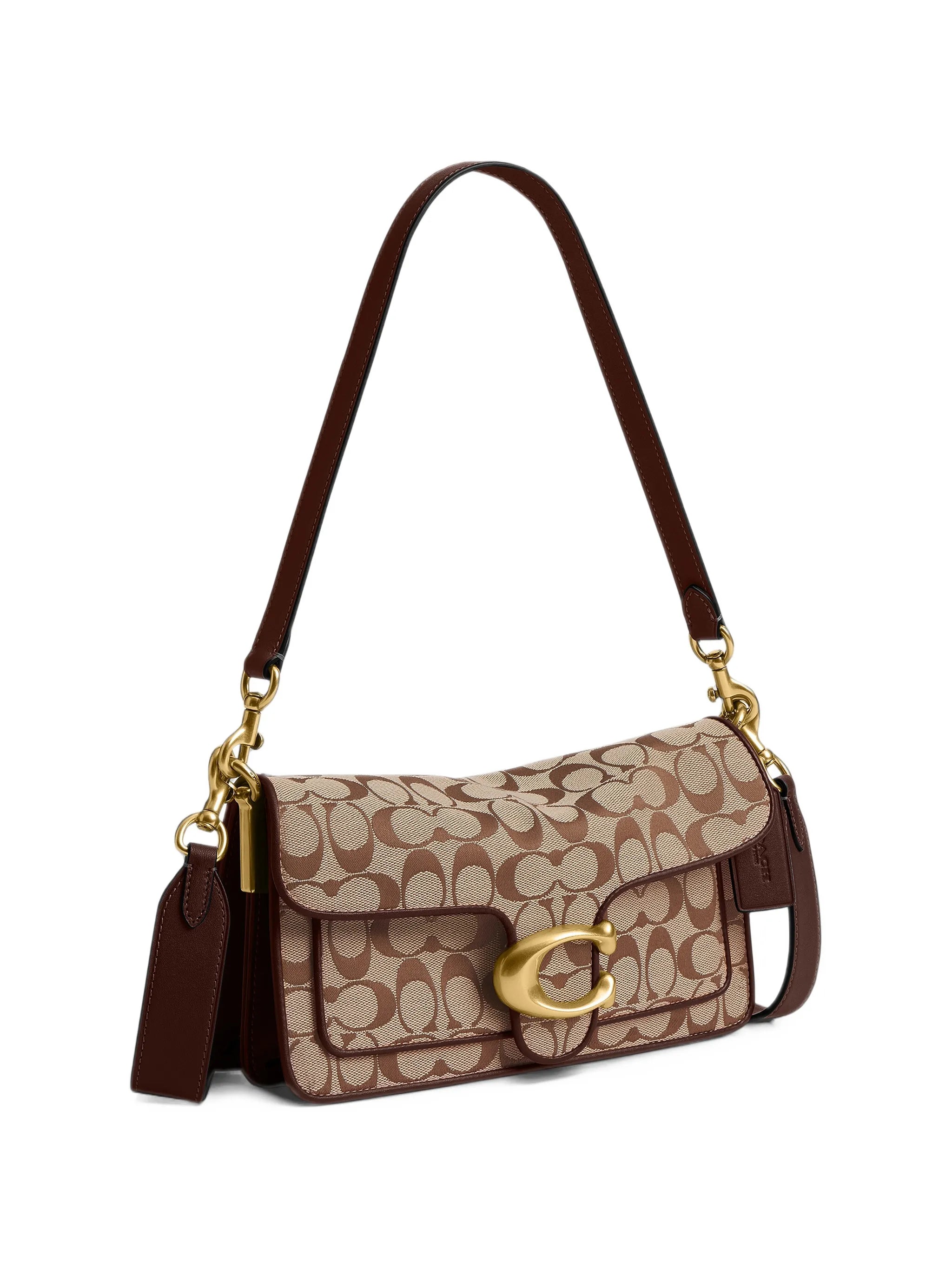Tabby shoulder bag 26 in Signature jacquard