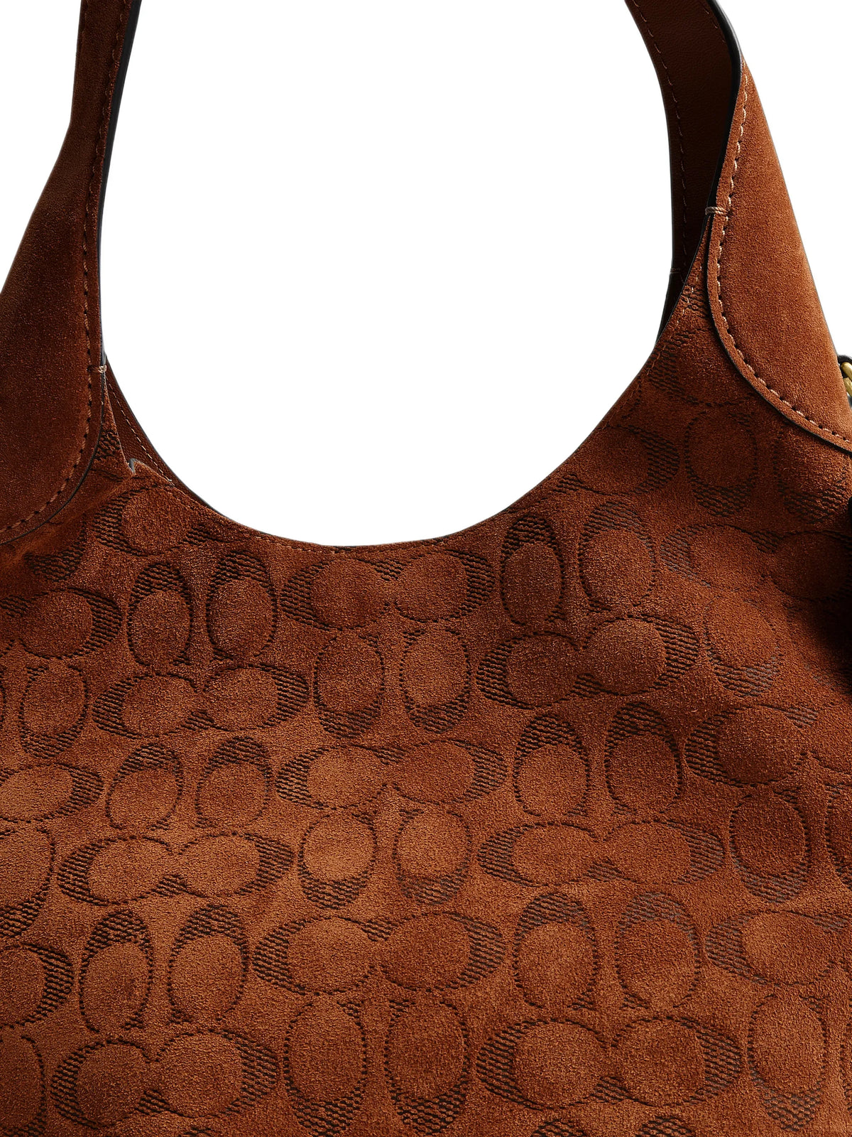 Brooklyn 28 suede shoulder bag