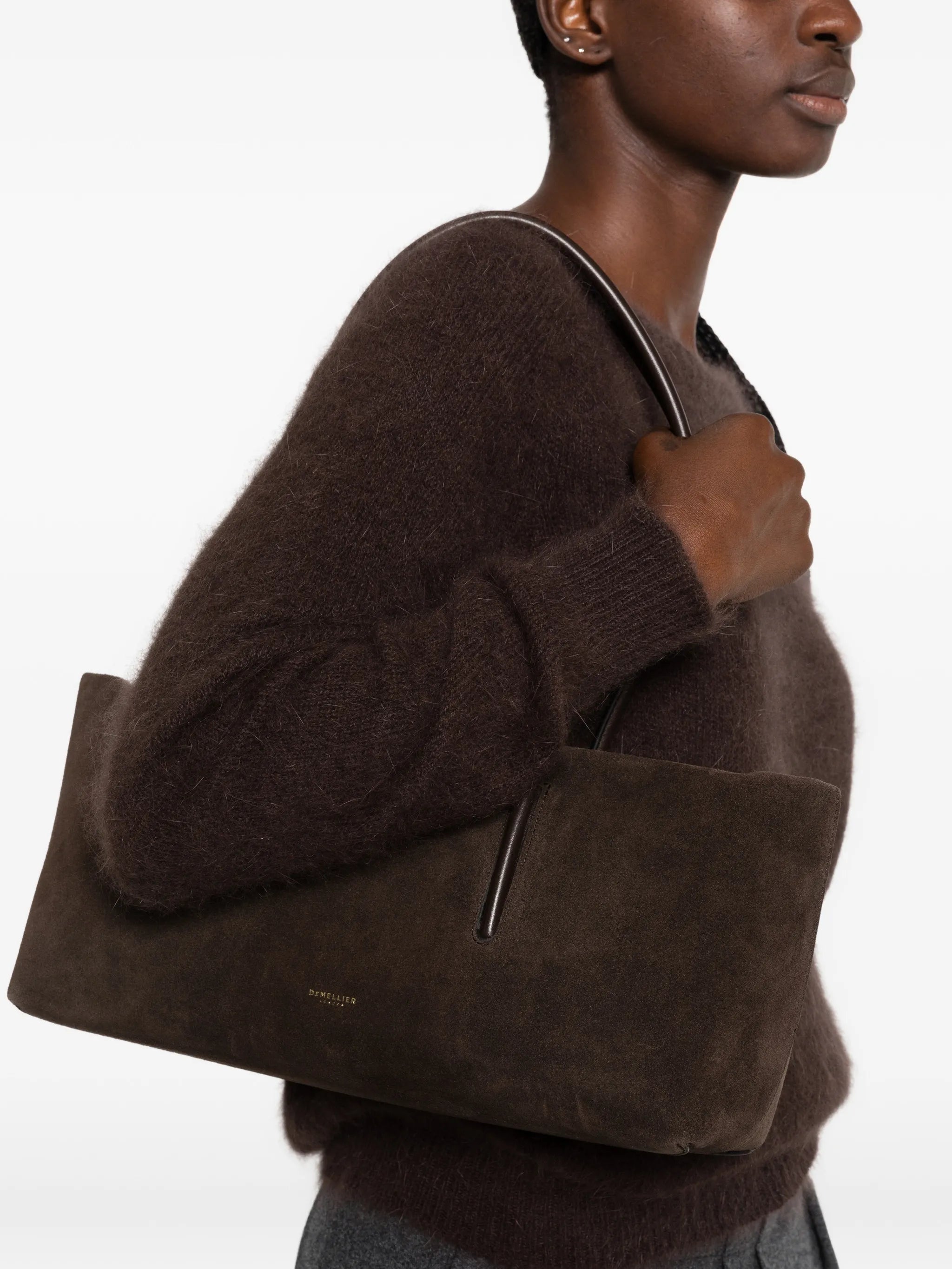 Stockholm suede shoulder bag