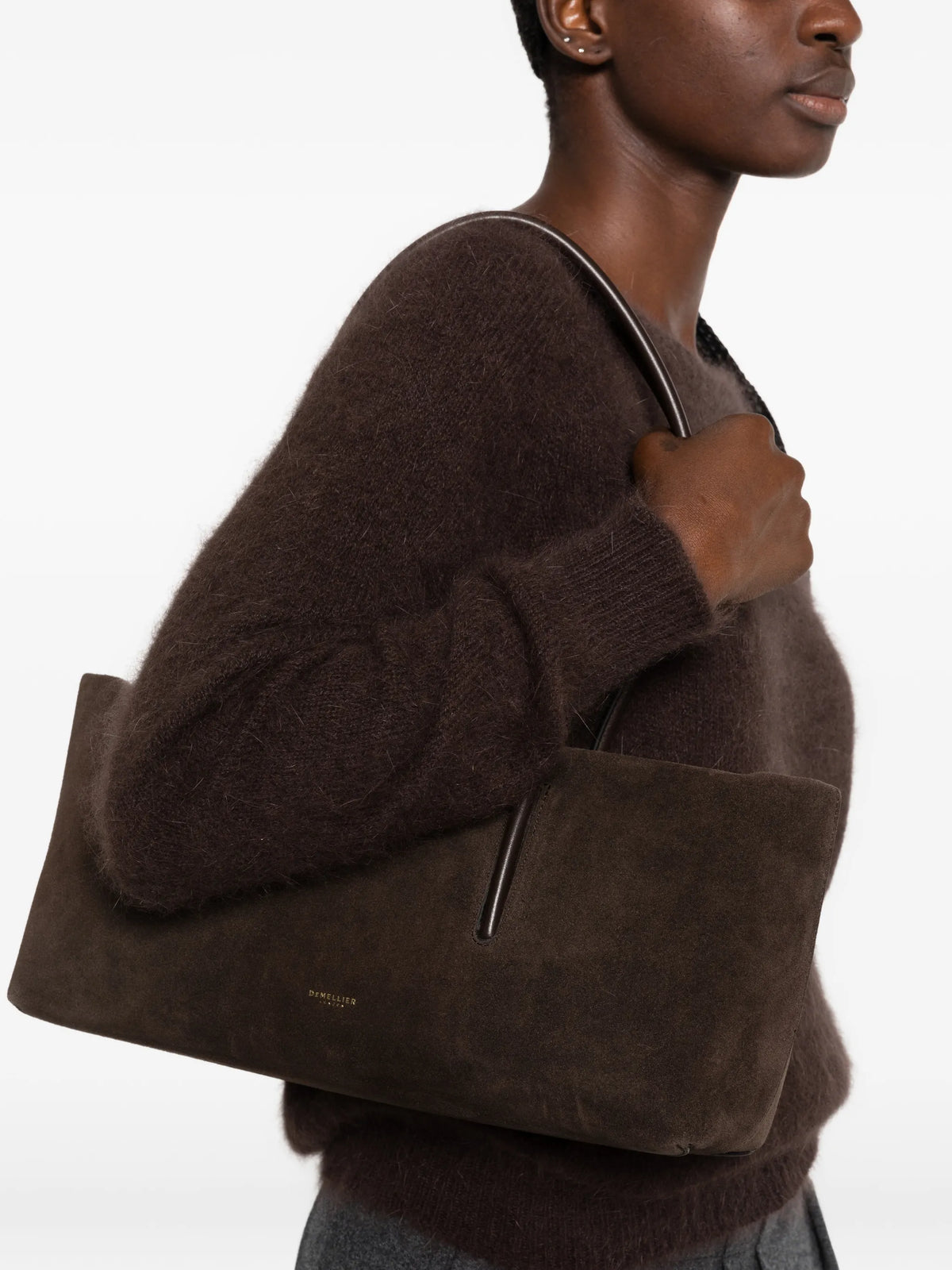 Stockholm suede shoulder bag