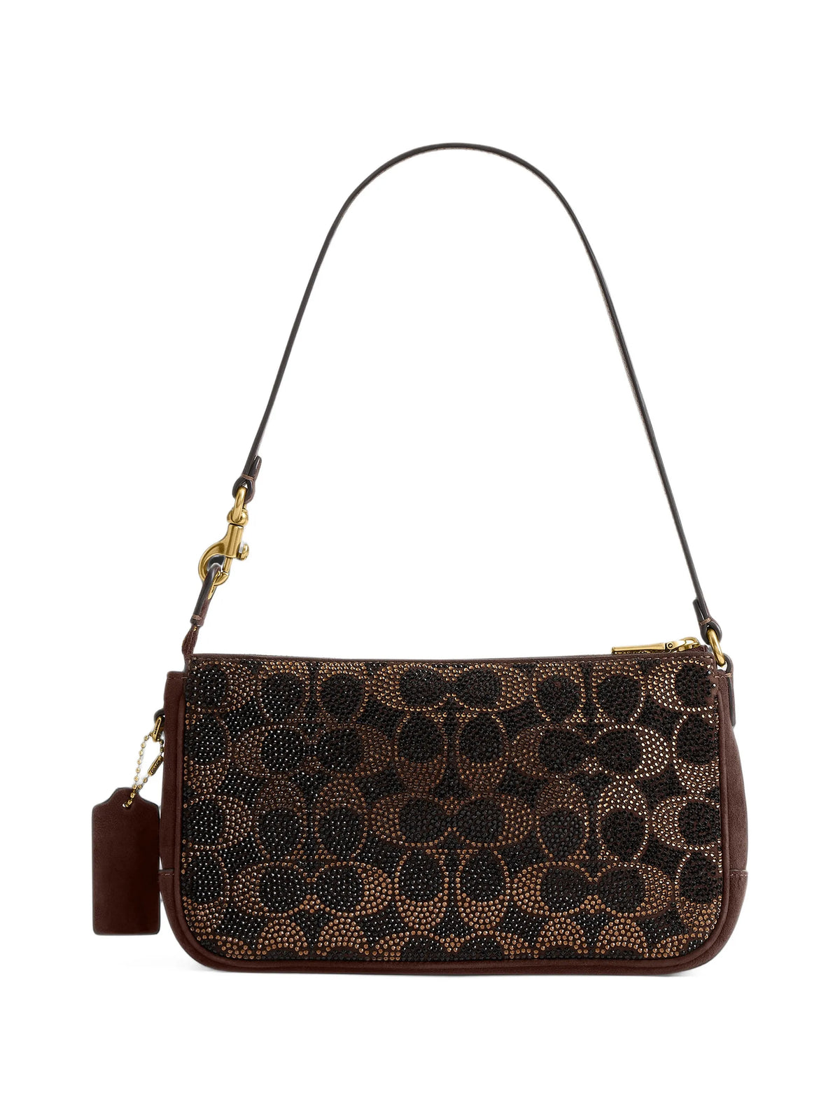 crystal-embellished shoulder bag