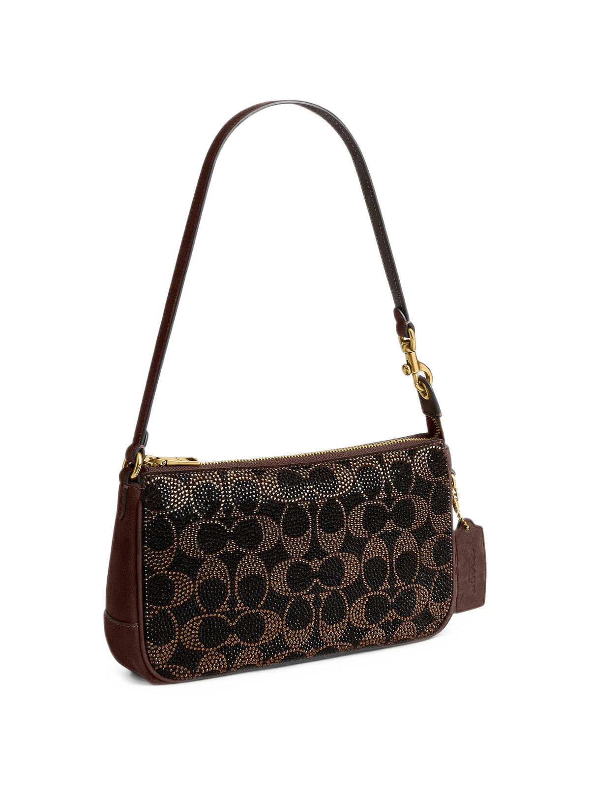 crystal-embellished shoulder bag