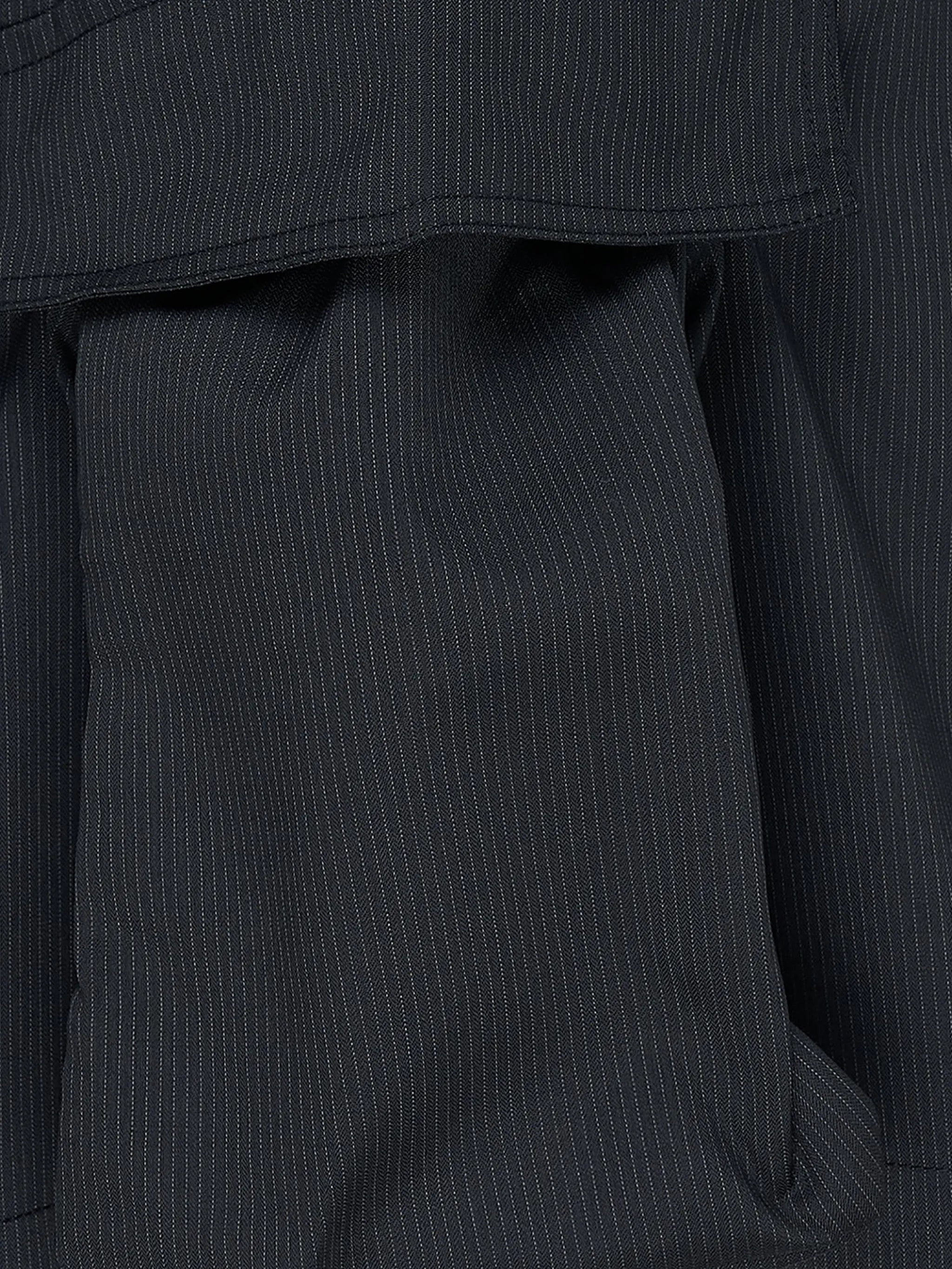 pinstripe-pattern cargo pants