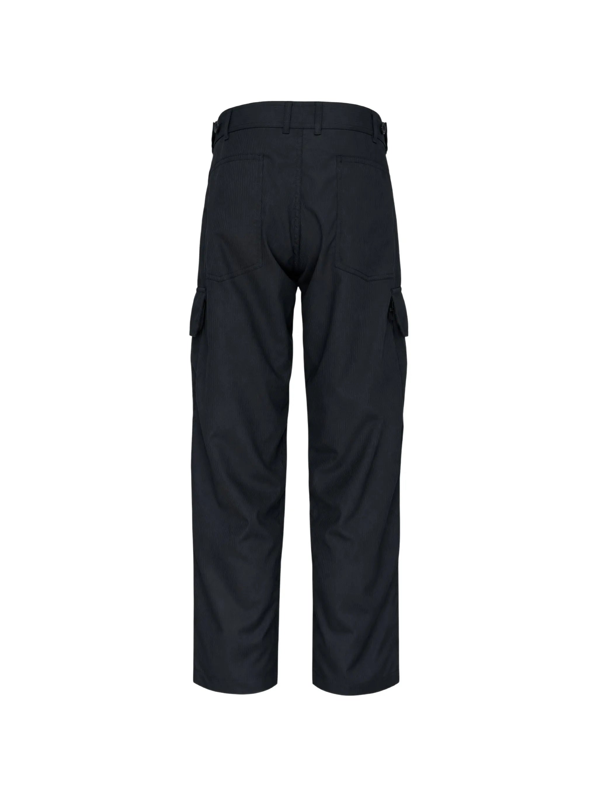 pinstripe-pattern cargo pants