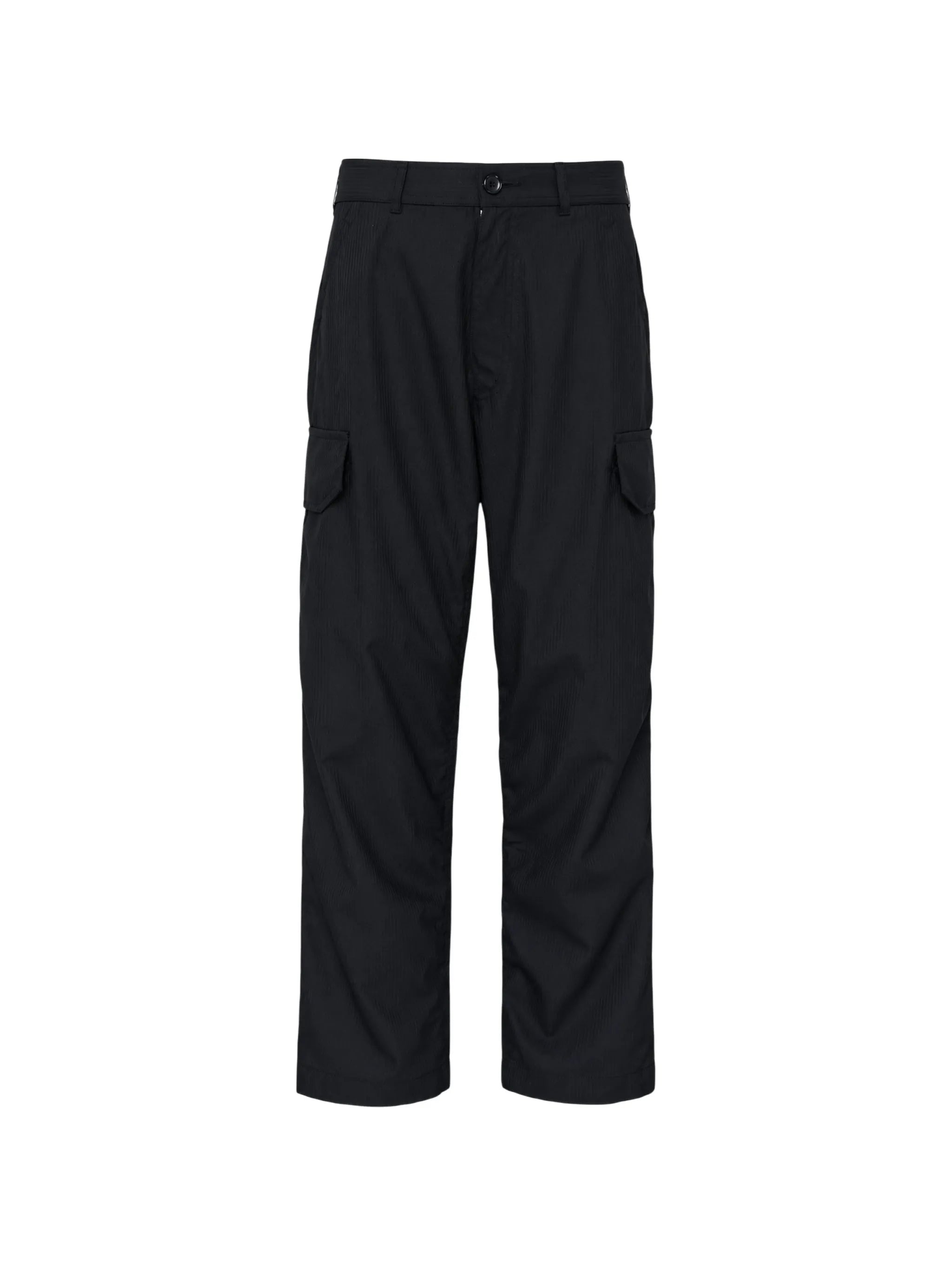 pinstripe-pattern cargo pants
