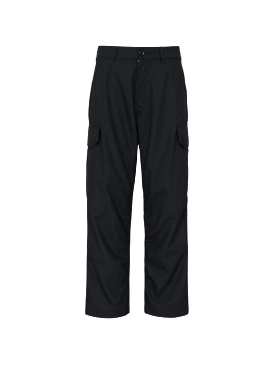 pinstripe-pattern cargo pants