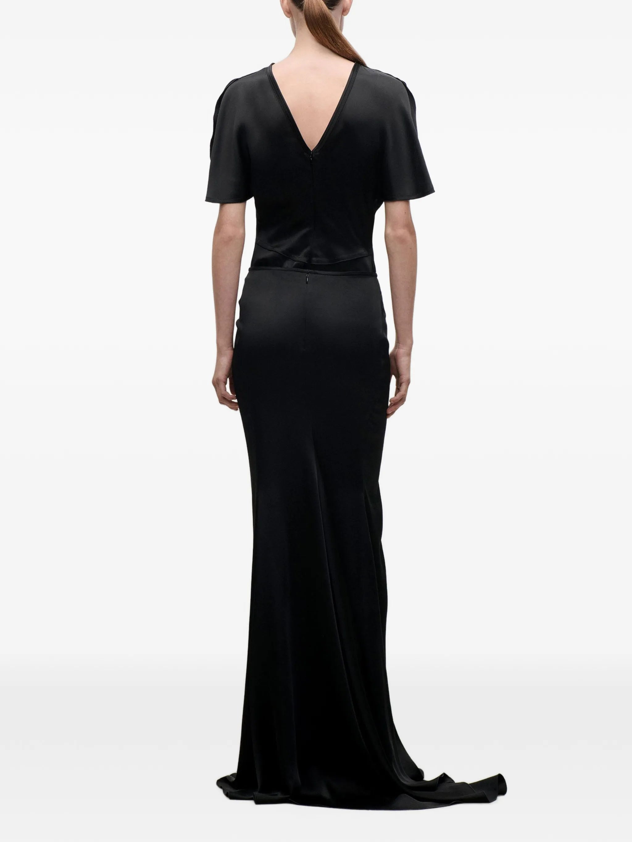 Isabella ruched maxi skirt