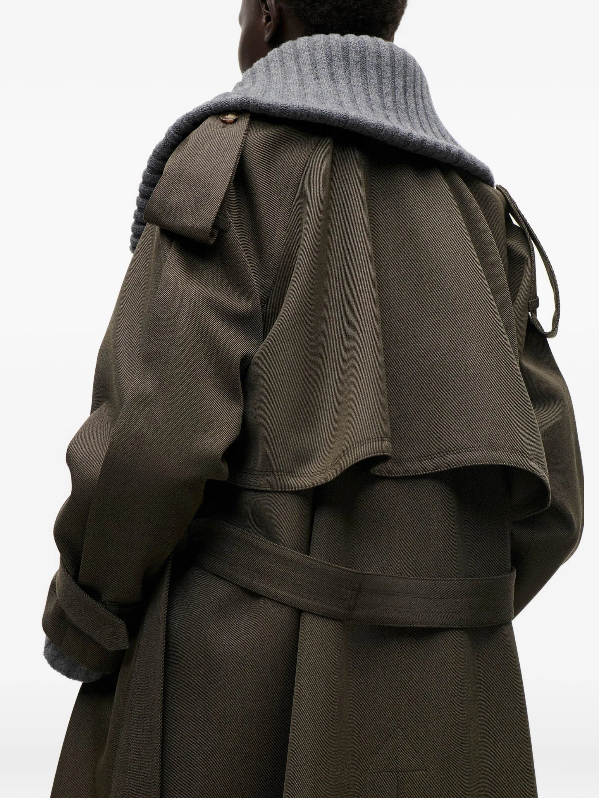 Esmee trench coat in green