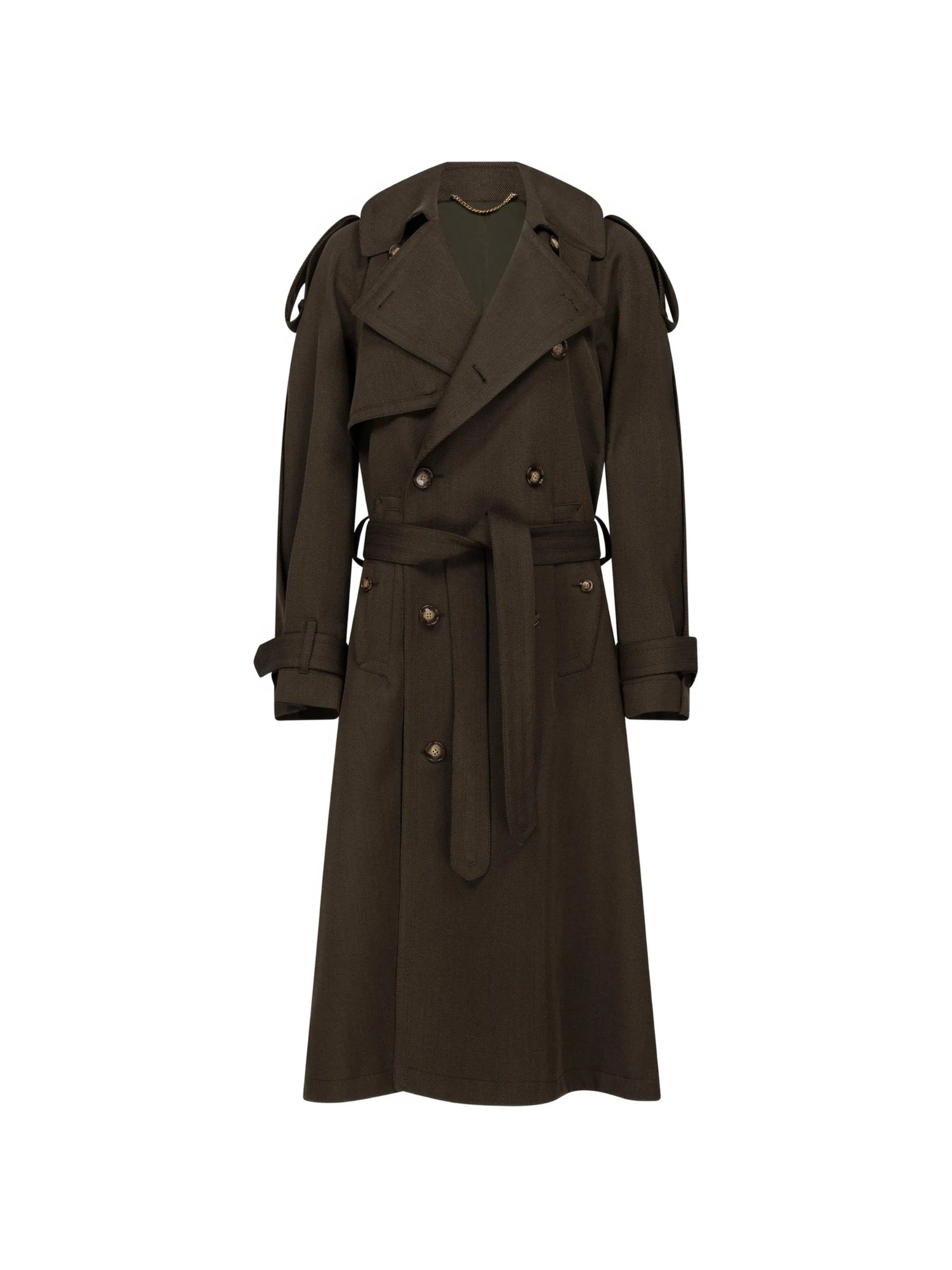 Esmee trench coat in green