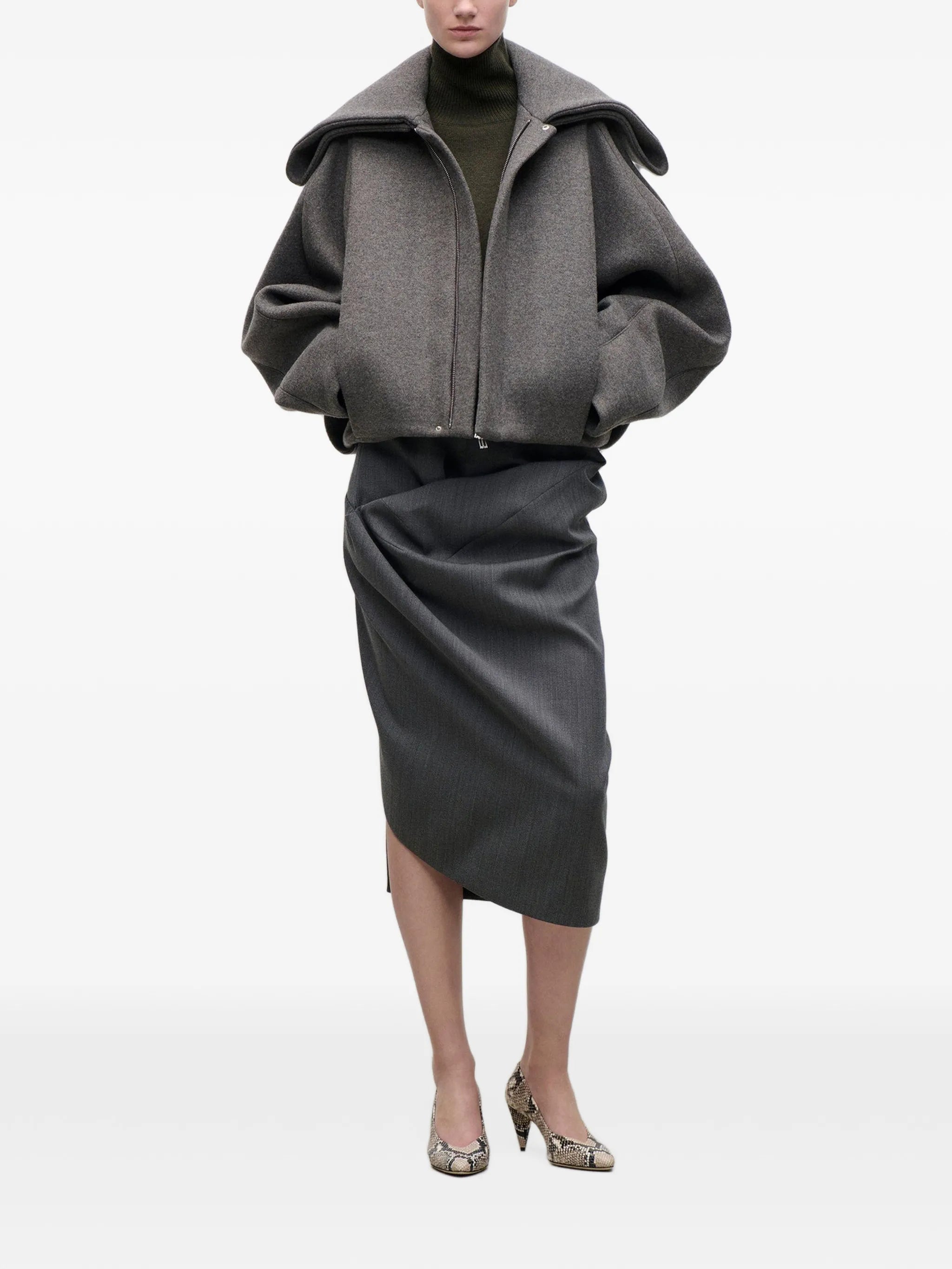 folded-collar jacket