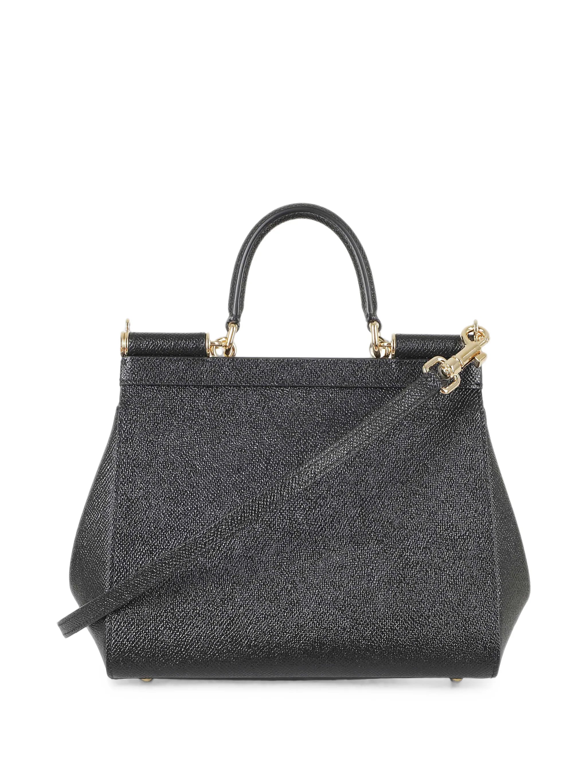 small Sicily handbag in dauphine calfskin