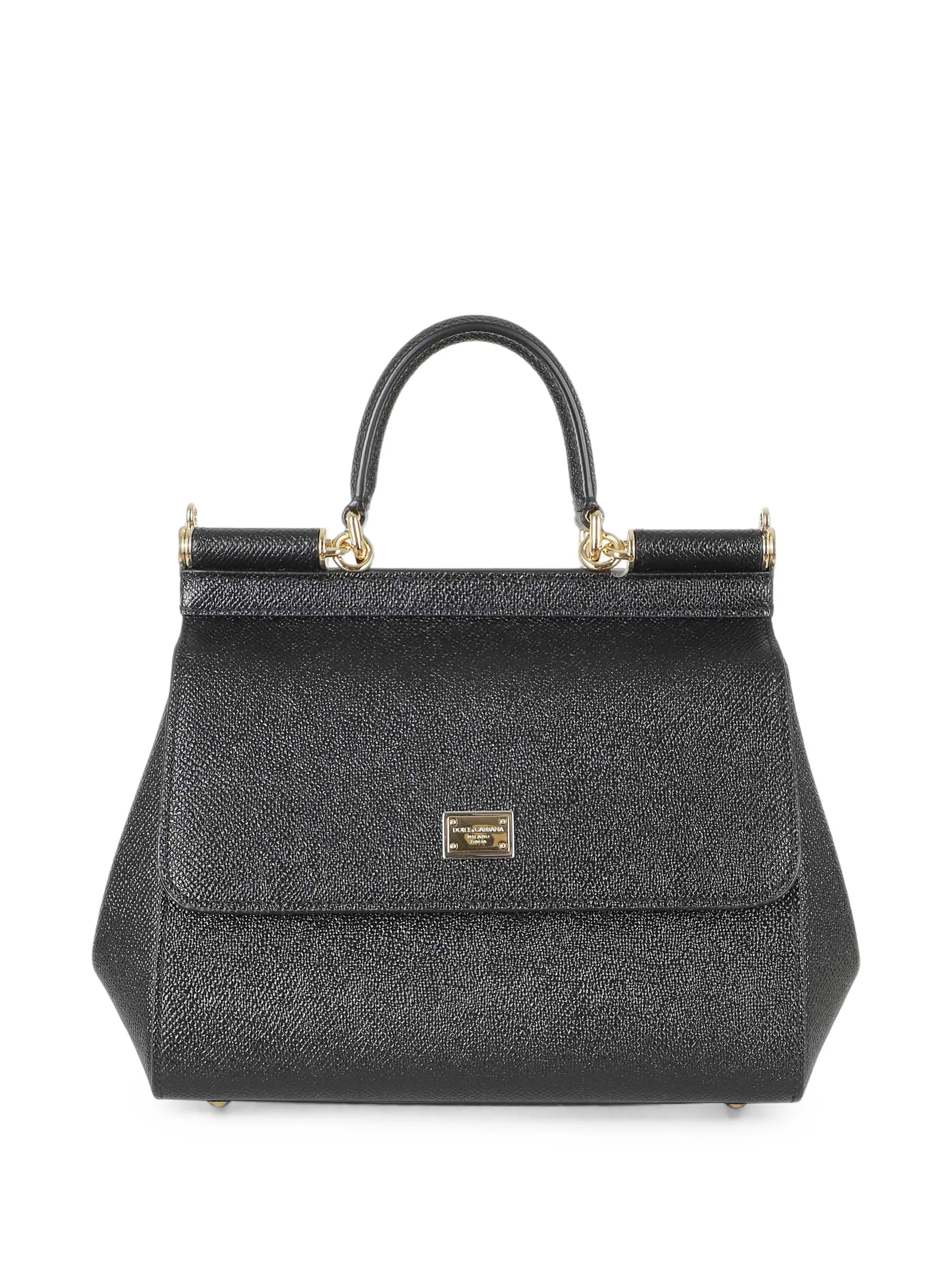 small Sicily handbag in dauphine calfskin