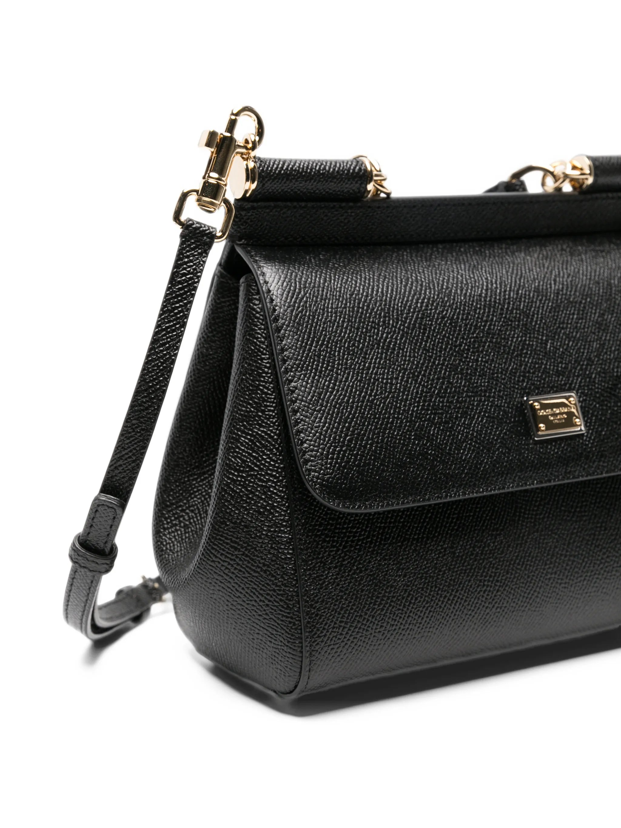 small Sicily handbag in dauphine calfskin