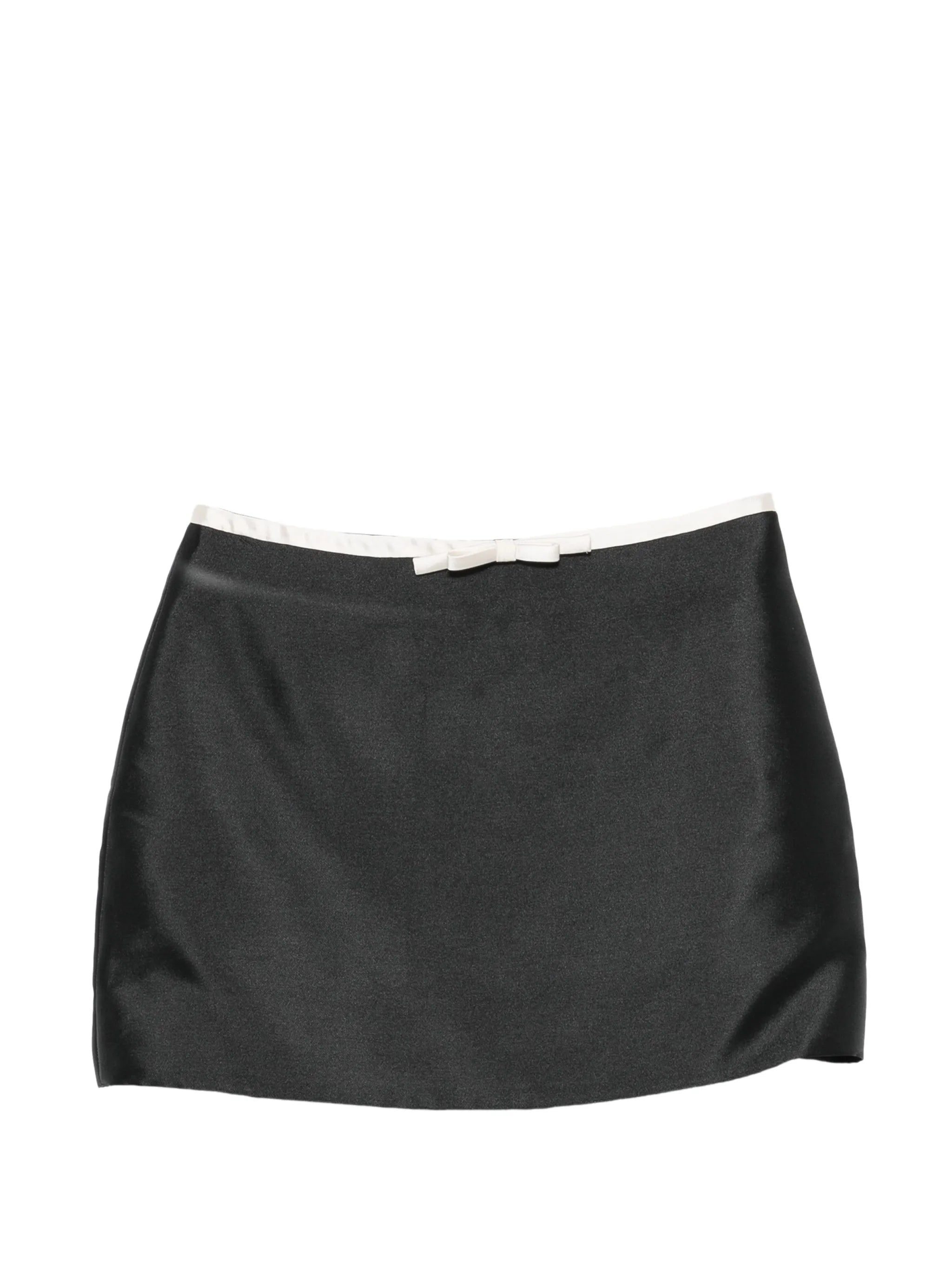 Viana bow-detail mini skirt