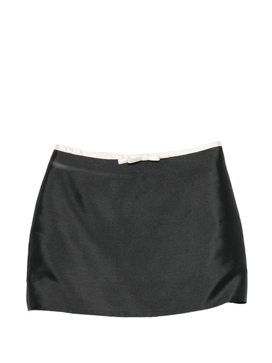 Viana bow-detail mini skirt