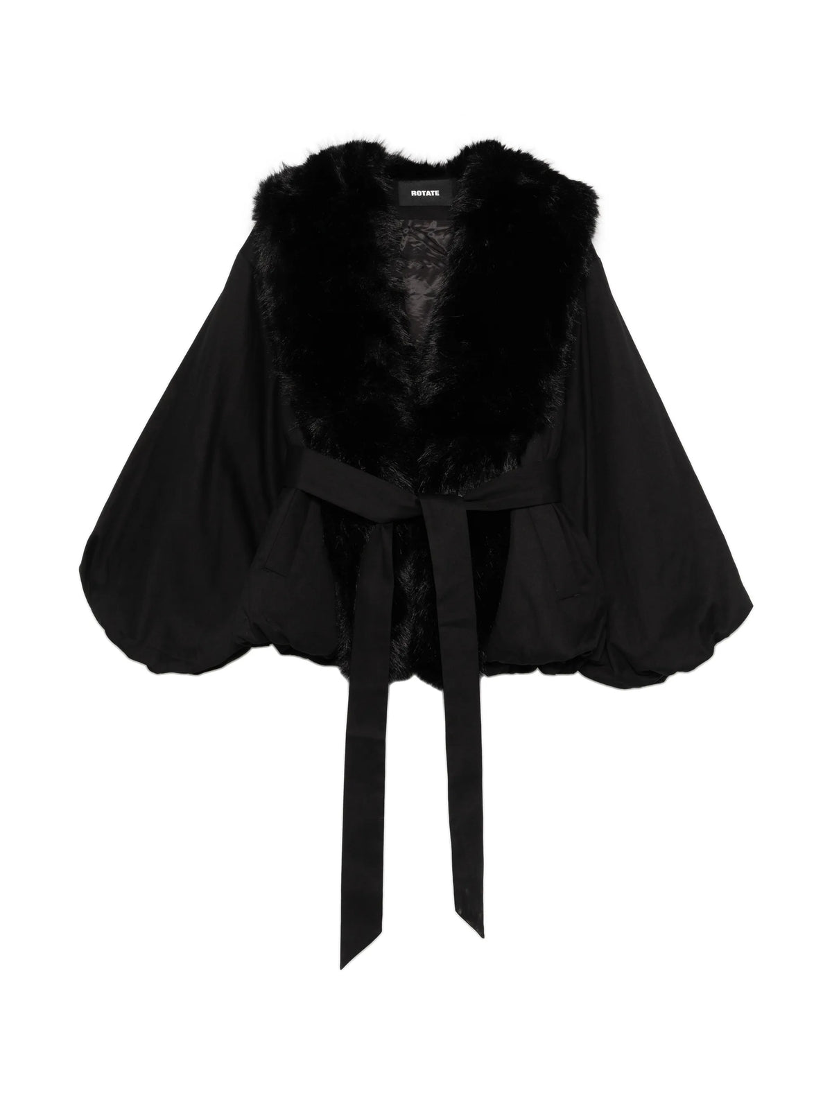 faux-fur collar jacket
