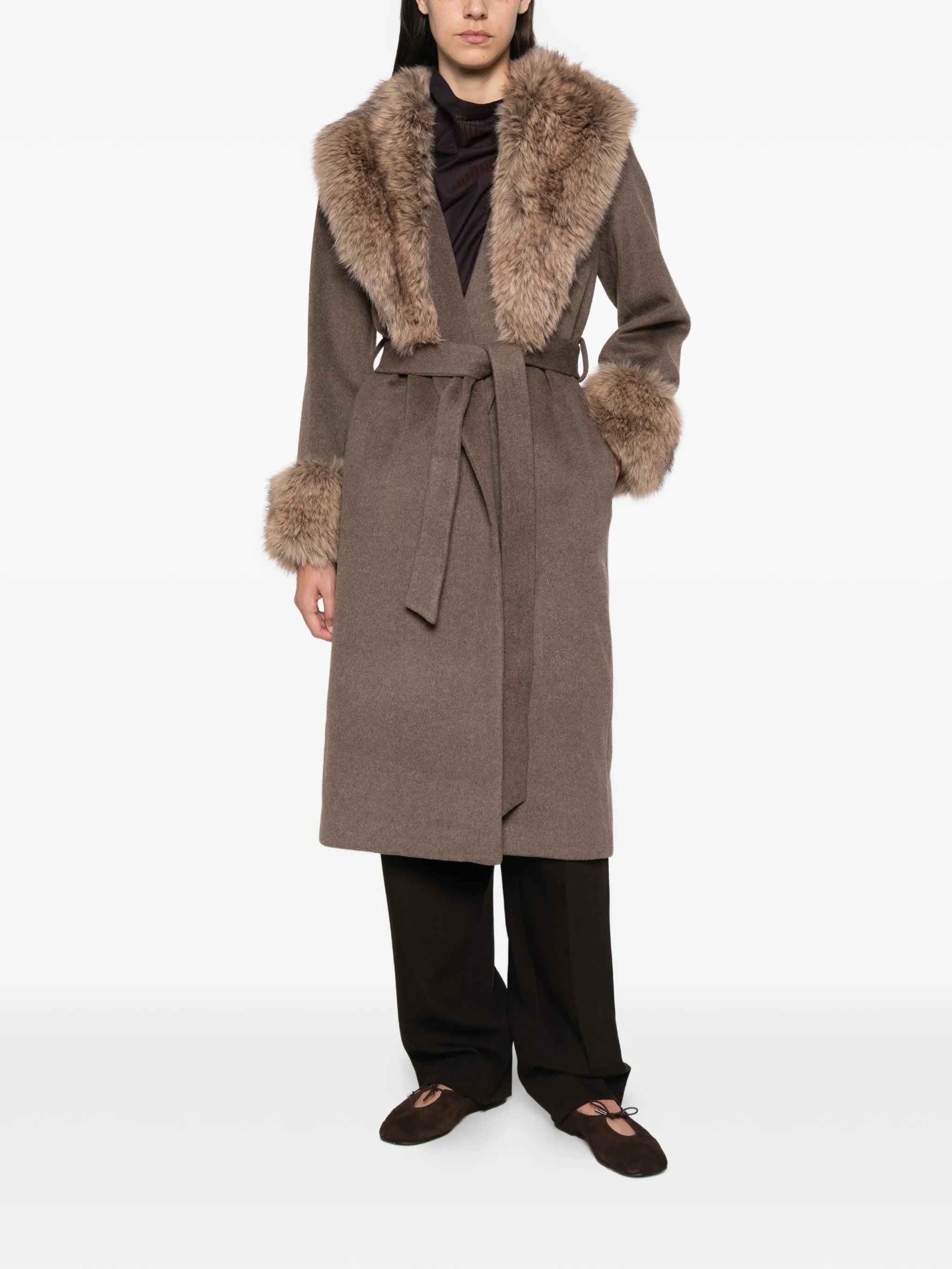 Kinsley belted coat