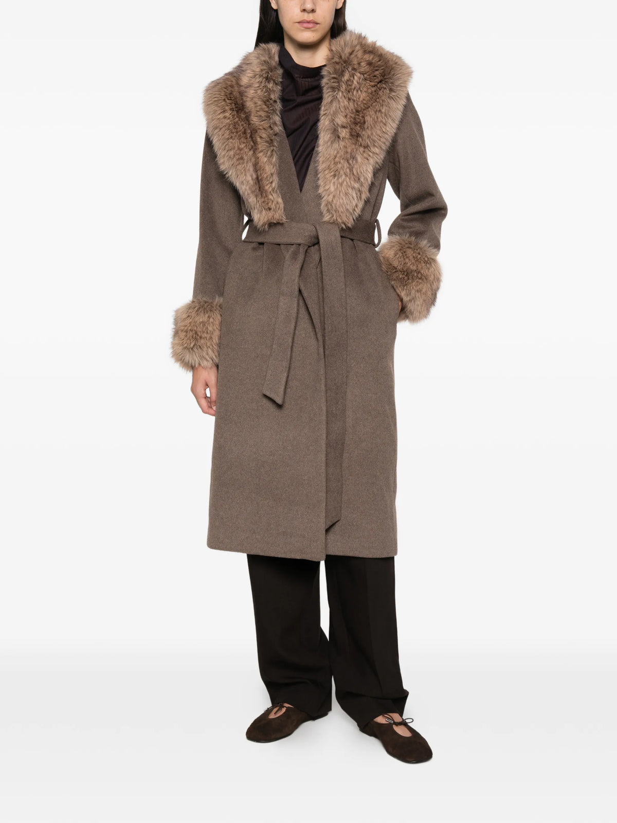 Kinsley belted coat
