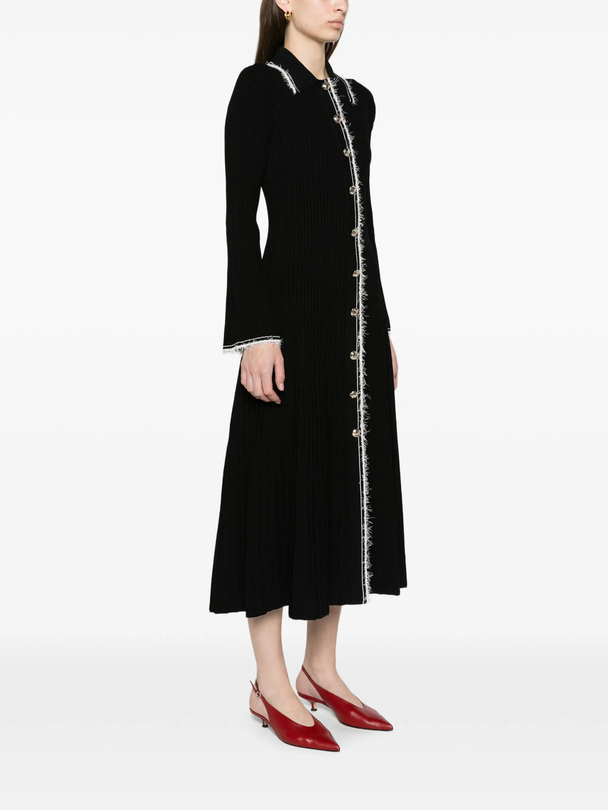 Oriela compact knit midi dress