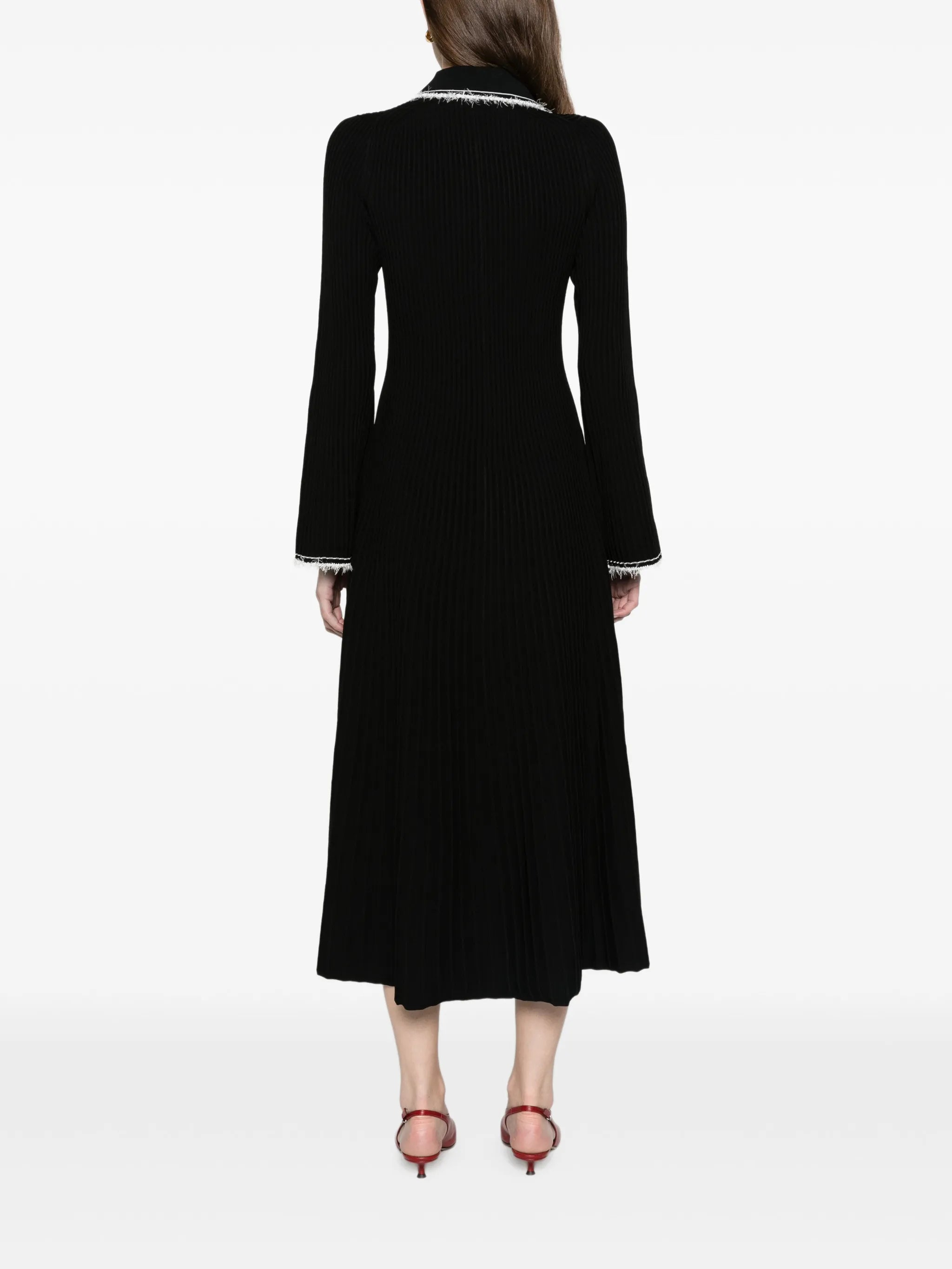 Oriela compact knit midi dress
